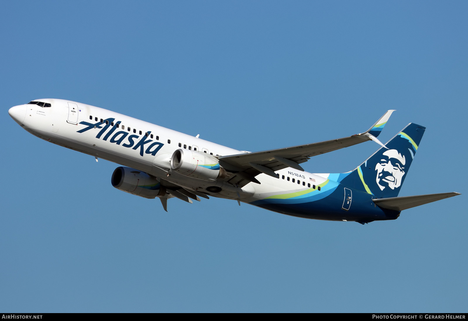 Aircraft Photo of N518AS | Boeing 737-890 | Alaska Airlines | AirHistory.net #443604