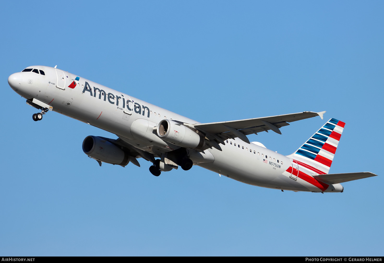 Aircraft Photo of N575UW | Airbus A321-231 | American Airlines | AirHistory.net #443608