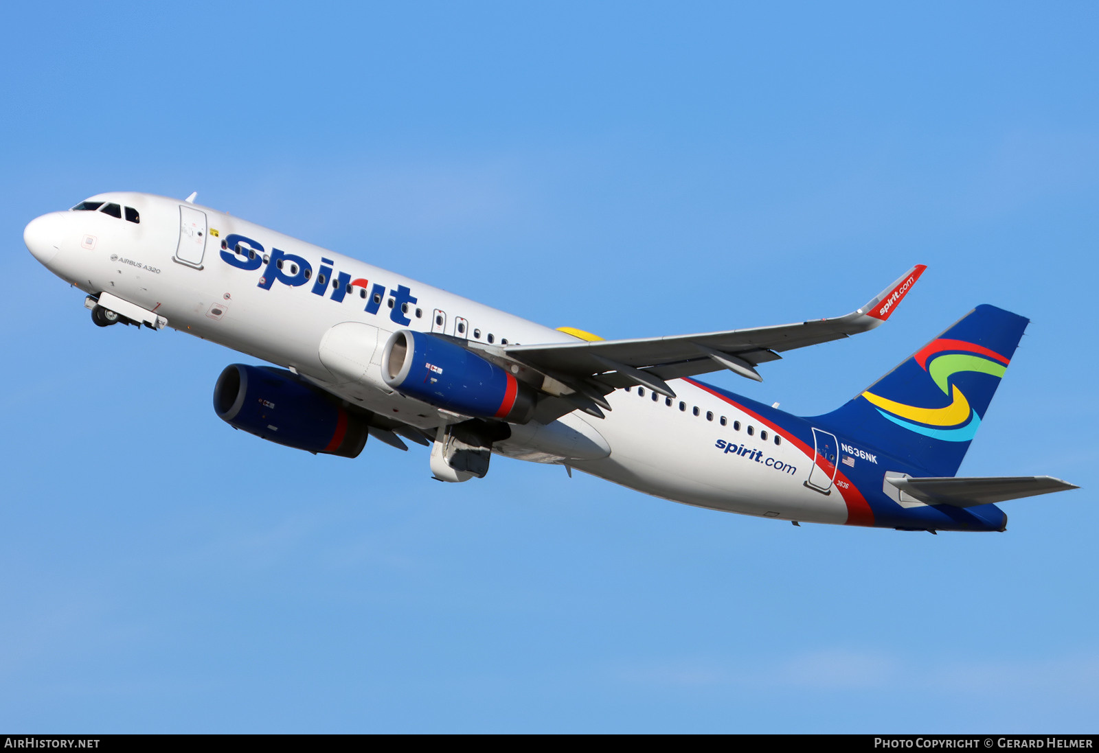 Aircraft Photo of N636NK | Airbus A320-232 | Spirit Airlines | AirHistory.net #443620