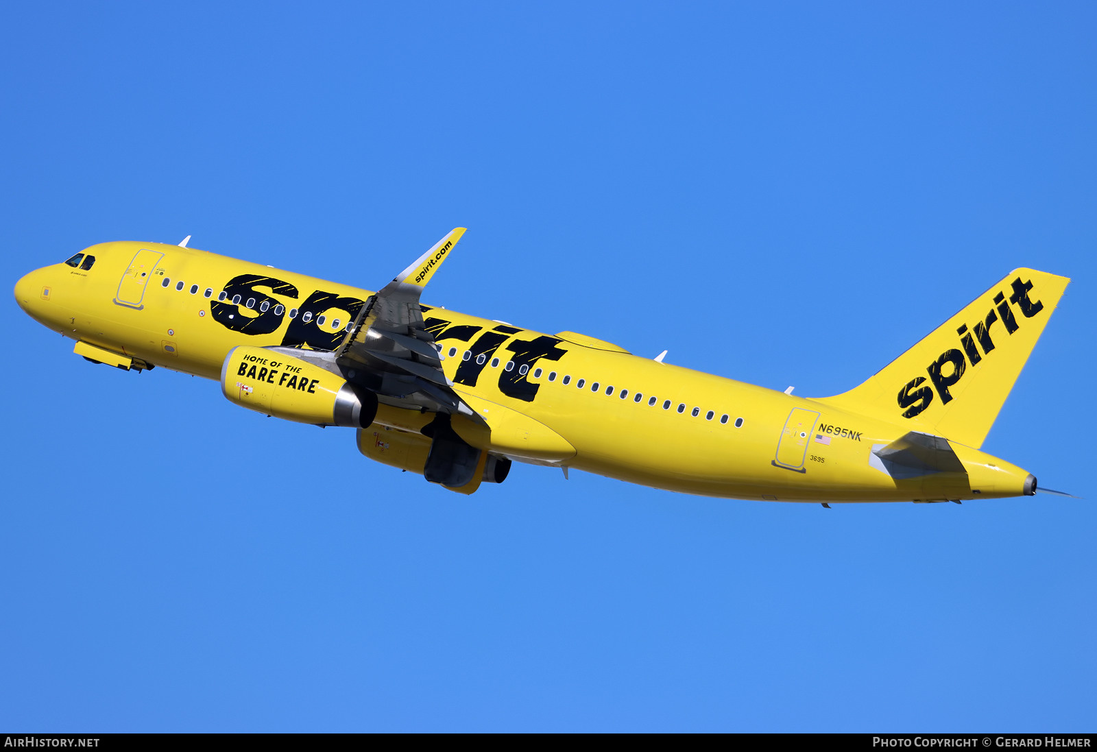 Aircraft Photo of N695NK | Airbus A320-232 | Spirit Airlines | AirHistory.net #443627