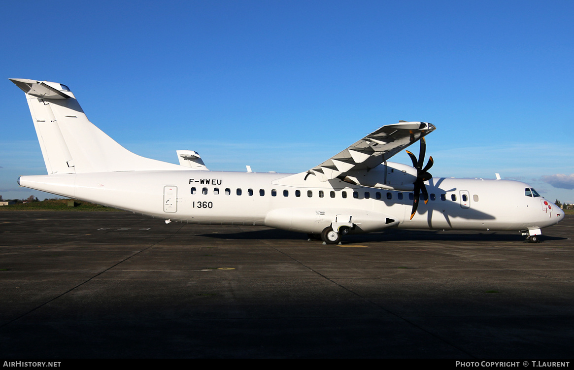 Aircraft Photo of F-WWEU | ATR ATR-72-600 (ATR-72-212A) | AirHistory.net #443658