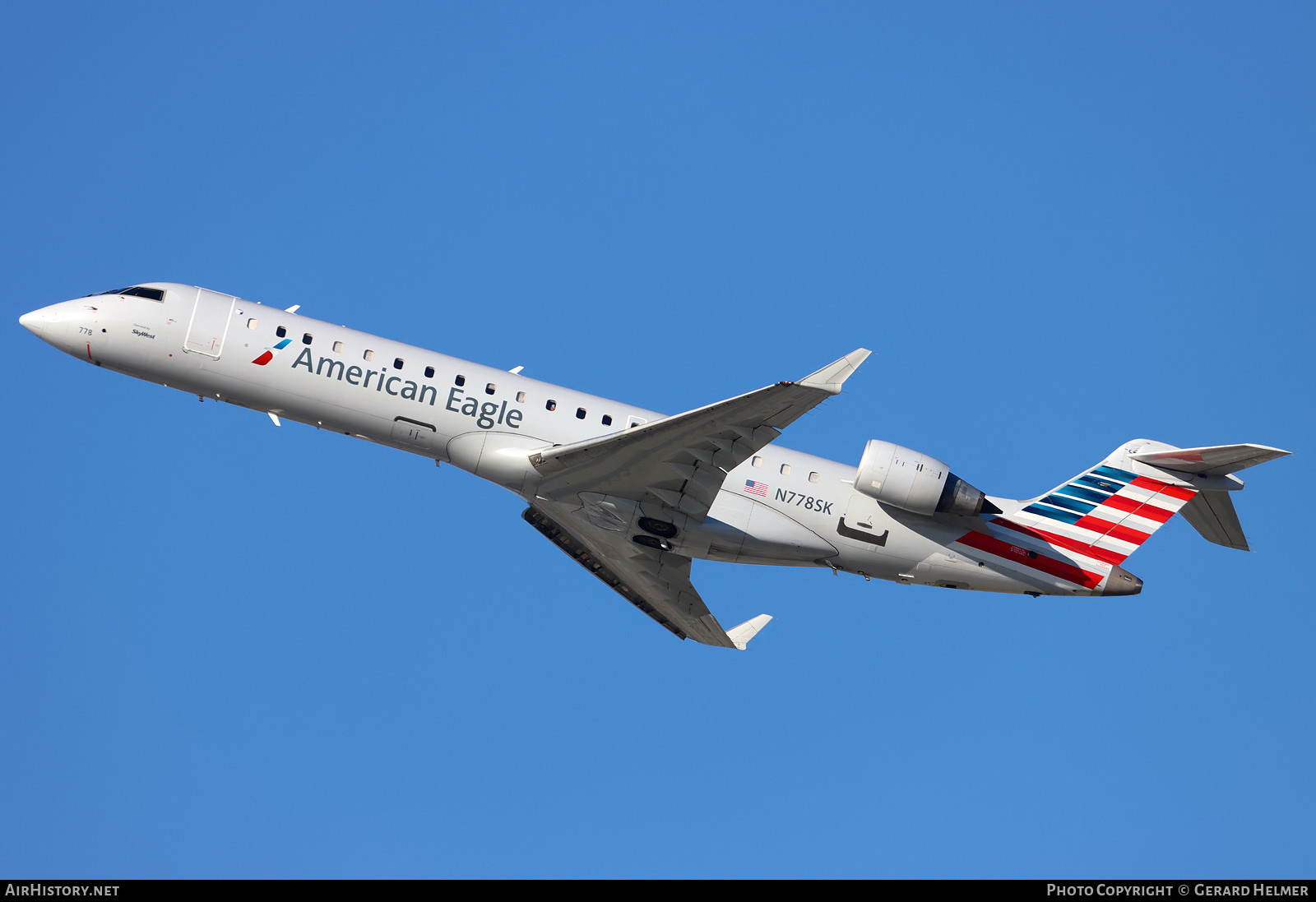 Aircraft Photo of N778SK | Bombardier CRJ-701ER (CL-600-2C10) | American Eagle | AirHistory.net #443665