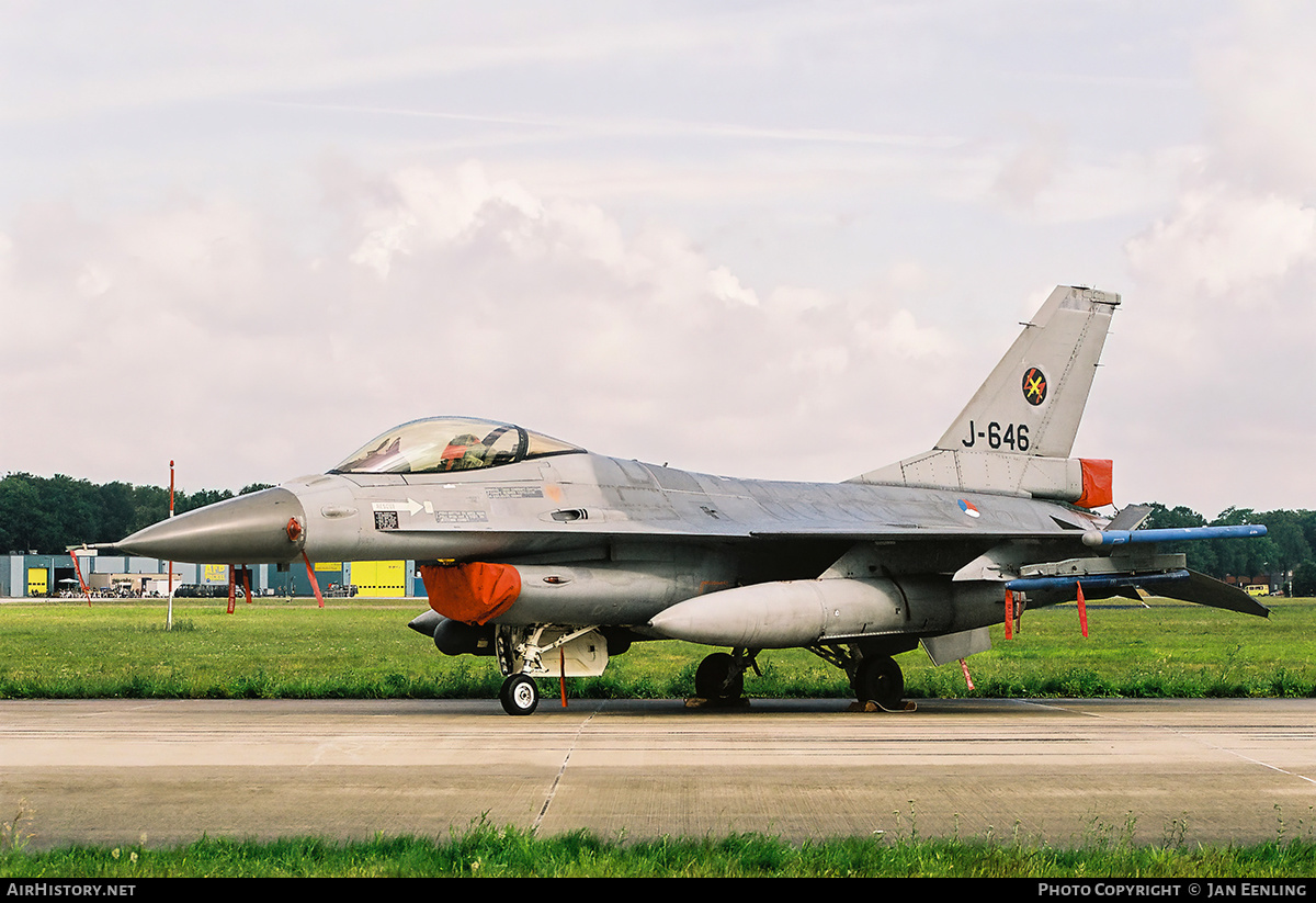 Aircraft Photo of J-646 | General Dynamics F-16AM Fighting Falcon | Netherlands - Air Force | AirHistory.net #443666
