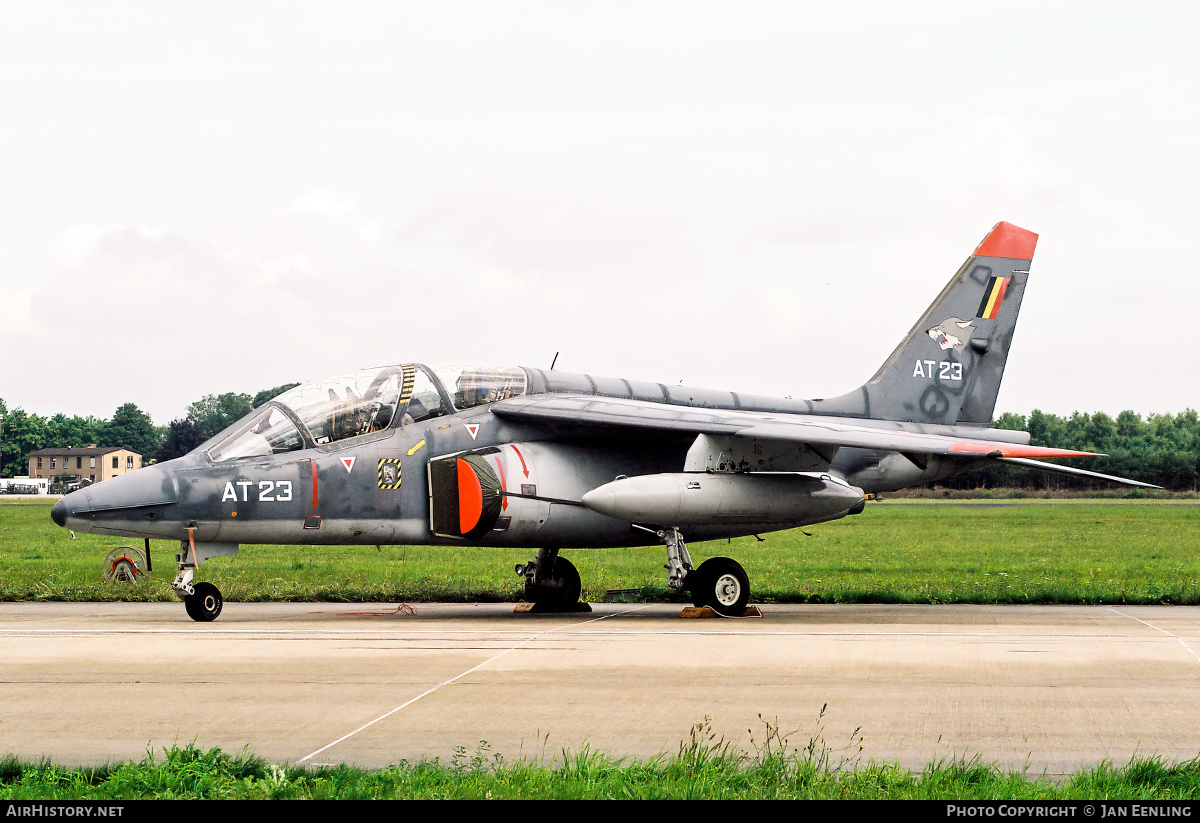 Aircraft Photo of AT23 | Dassault-Dornier Alpha Jet 1B | Belgium - Air Force | AirHistory.net #443680