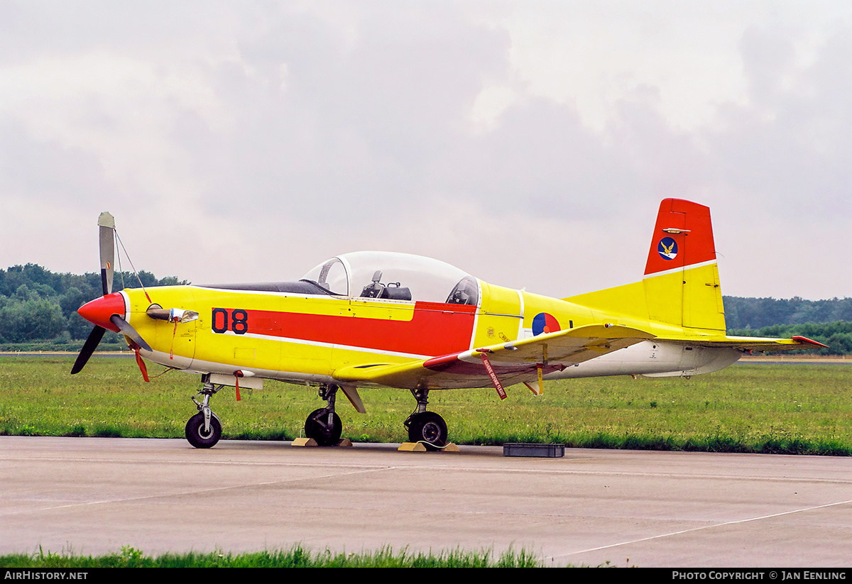 Aircraft Photo of L-08 | Pilatus PC-7 | Netherlands - Air Force | AirHistory.net #443681