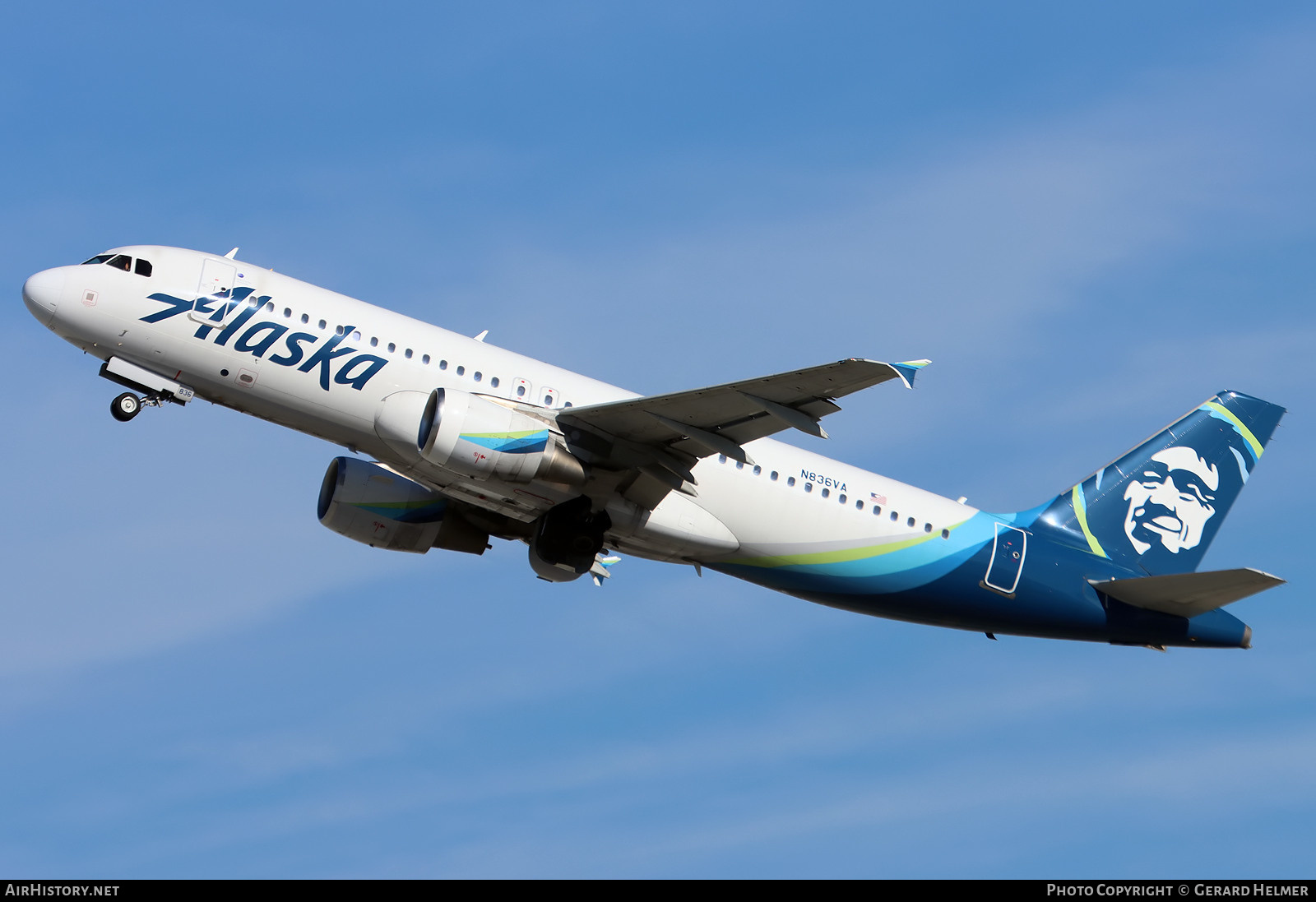 Aircraft Photo of N836VA | Airbus A320-214 | Alaska Airlines | AirHistory.net #443685