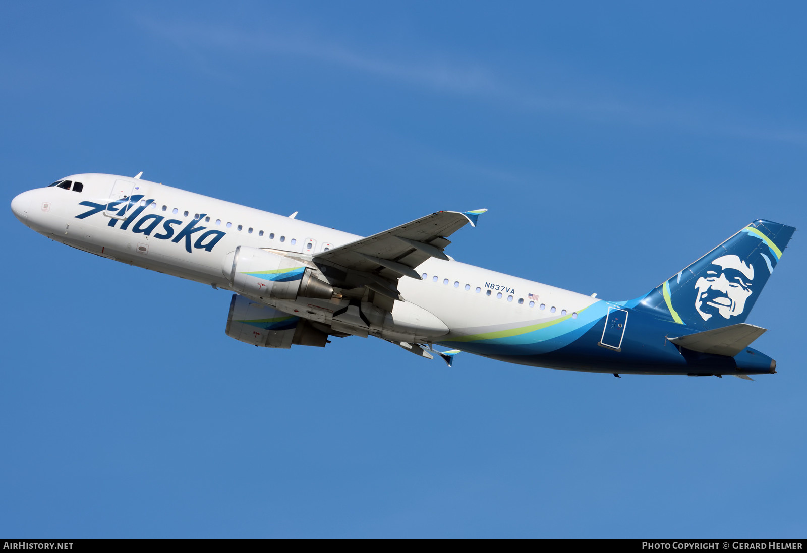 Aircraft Photo of N837VA | Airbus A320-214 | Alaska Airlines | AirHistory.net #443688