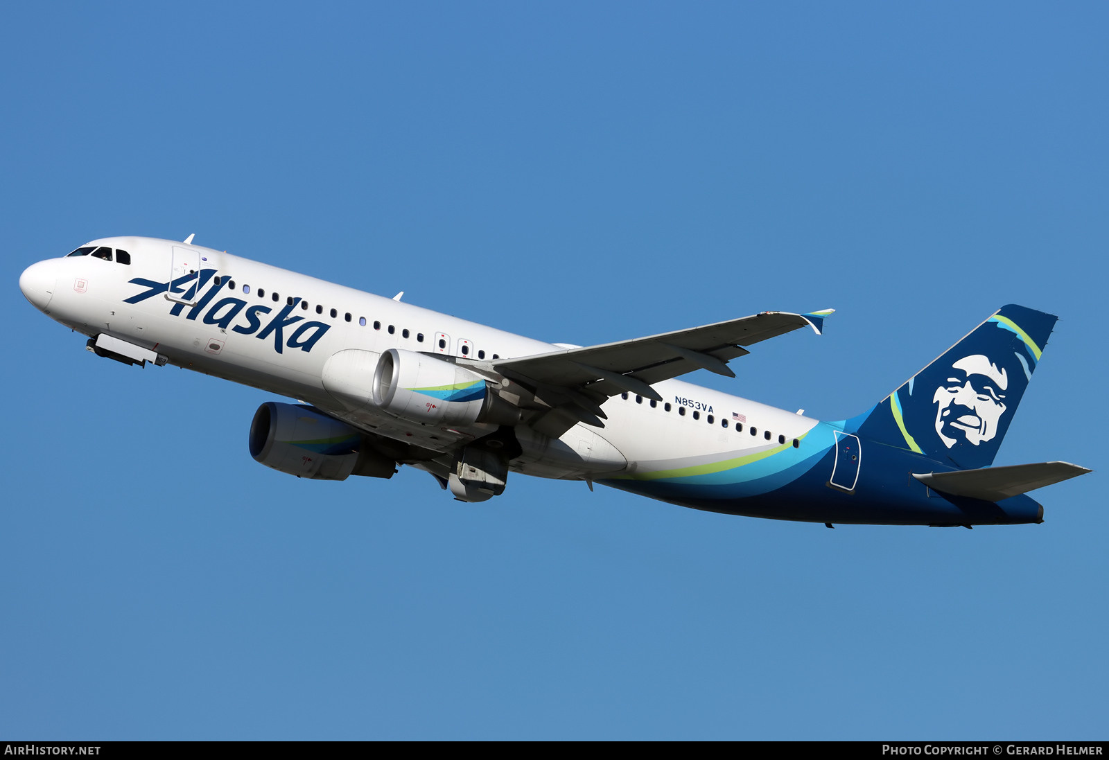 Aircraft Photo of N853VA | Airbus A320-214 | Alaska Airlines | AirHistory.net #443693
