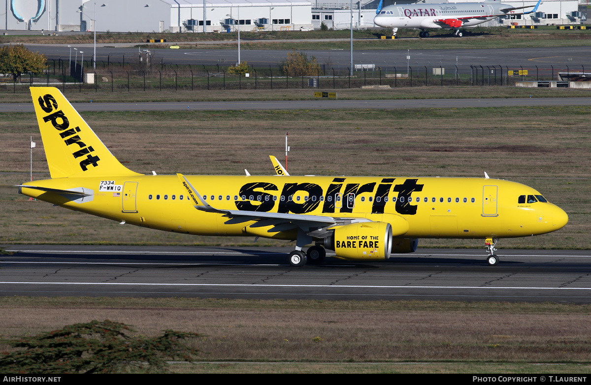Aircraft Photo of F-WWIQ | Airbus A320-271N | Spirit Airlines | AirHistory.net #443738