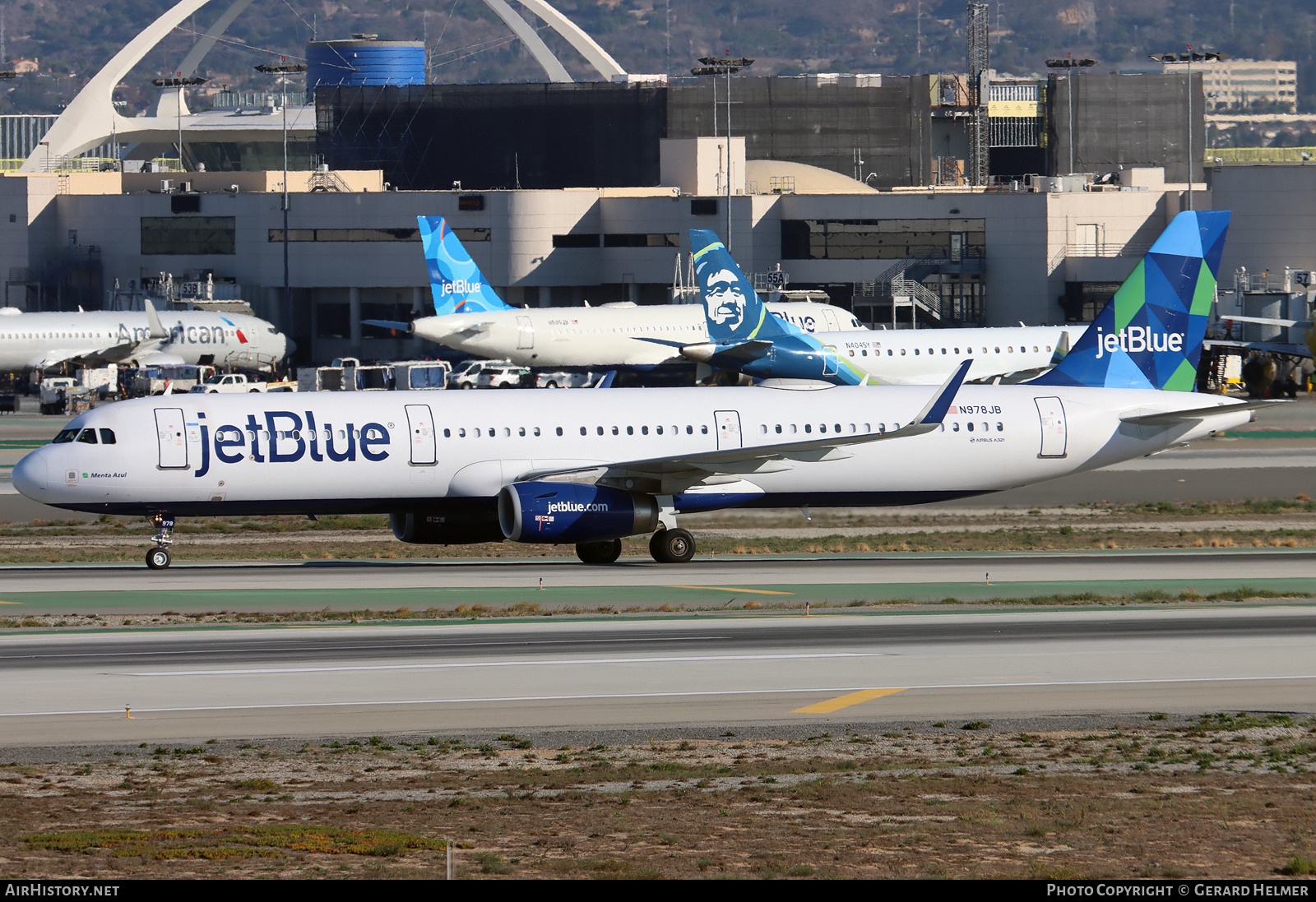 Aircraft Photo of N978JB | Airbus A321-231 | JetBlue Airways | AirHistory.net #443740