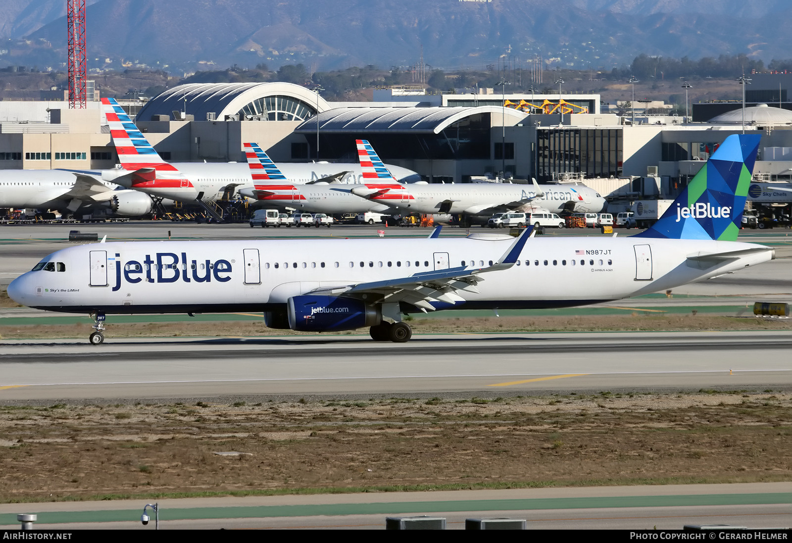 Aircraft Photo of N987JT | Airbus A321-231 | JetBlue Airways | AirHistory.net #443743