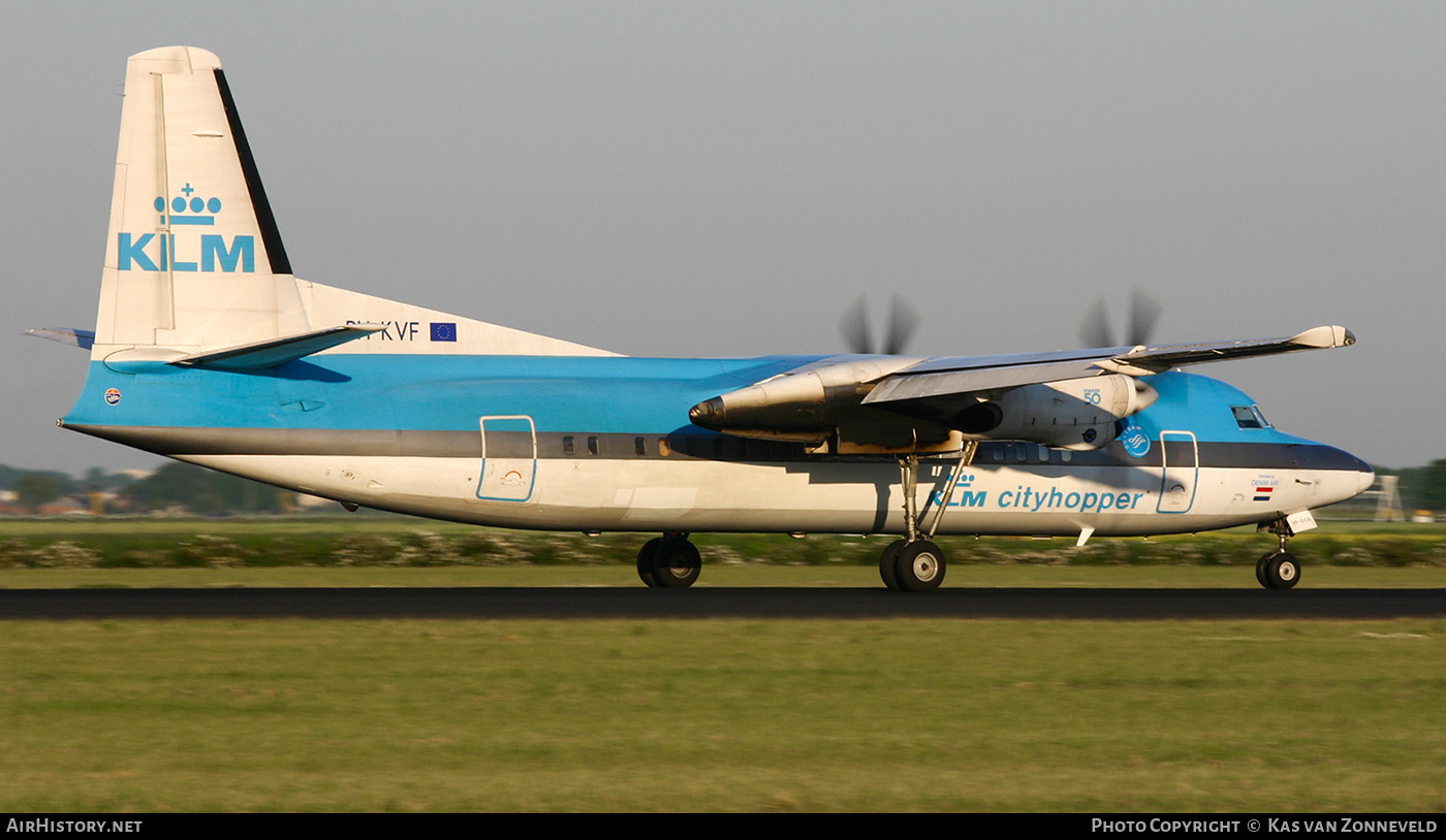 Aircraft Photo of PH-KVF | Fokker 50 | KLM Cityhopper | AirHistory.net #443744