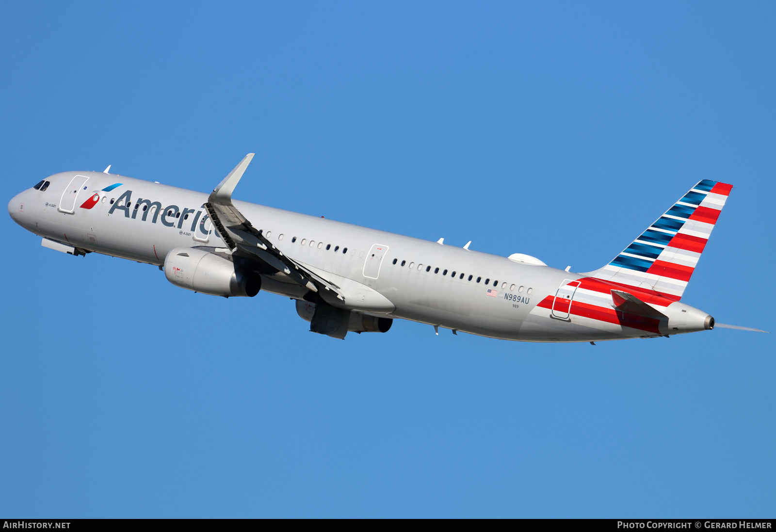 Aircraft Photo of N989AU | Airbus A321-231 | American Airlines | AirHistory.net #443745