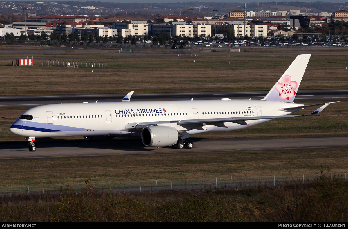 Aircraft Photo of F-WZFO | Airbus A350-941 | China Airlines | AirHistory.net #443762