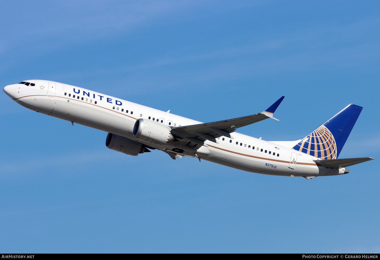 Aircraft Photo of N37510 | Boeing 737-9 Max 9 | United Airlines | AirHistory.net #443766