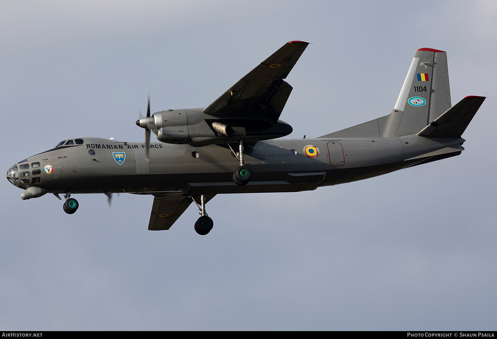 Aircraft Photo of 1104 | Antonov An-30 | Romania - Air Force | AirHistory.net #443769