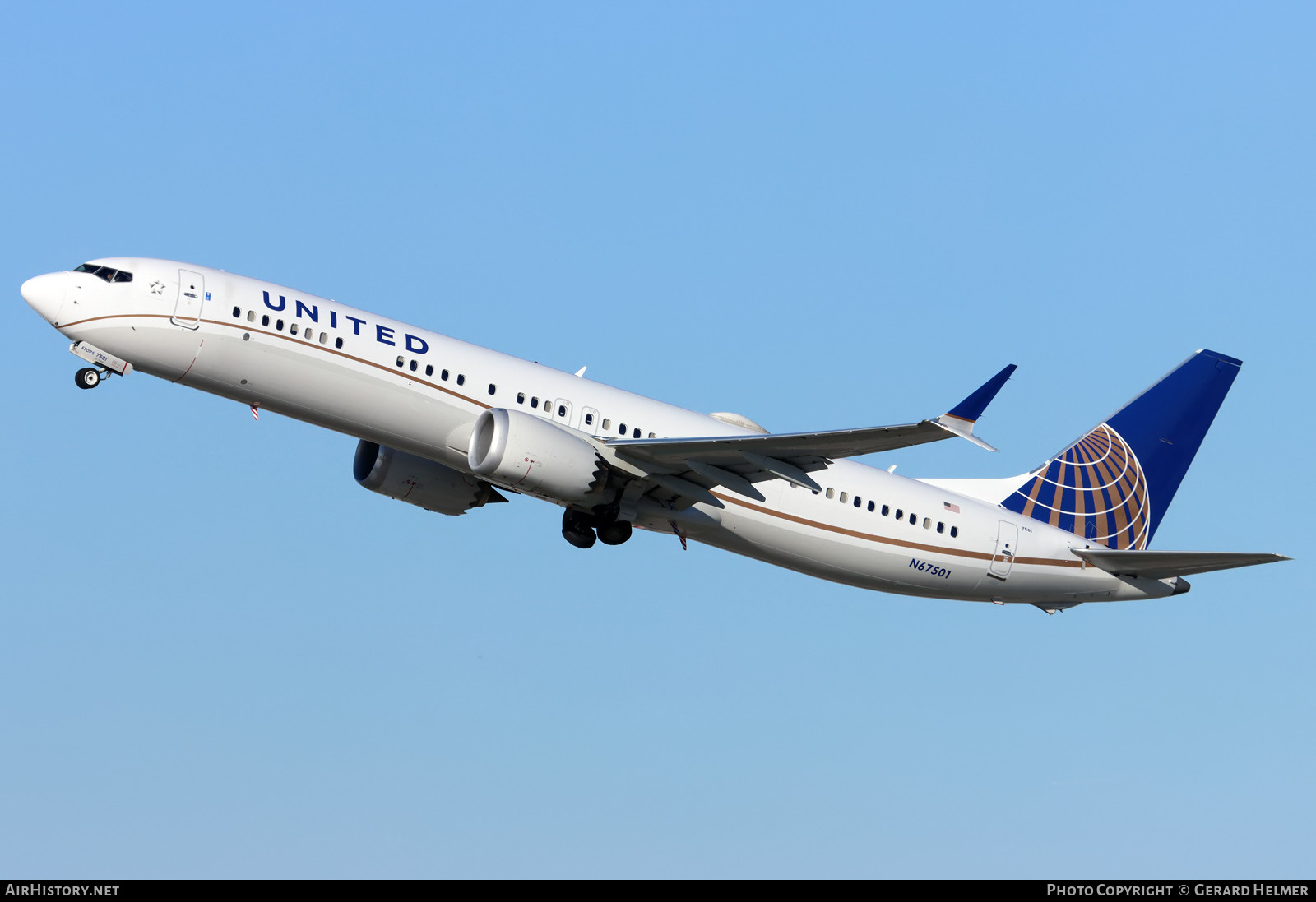 Aircraft Photo of N67501 | Boeing 737-9 Max 9 | United Airlines | AirHistory.net #443779