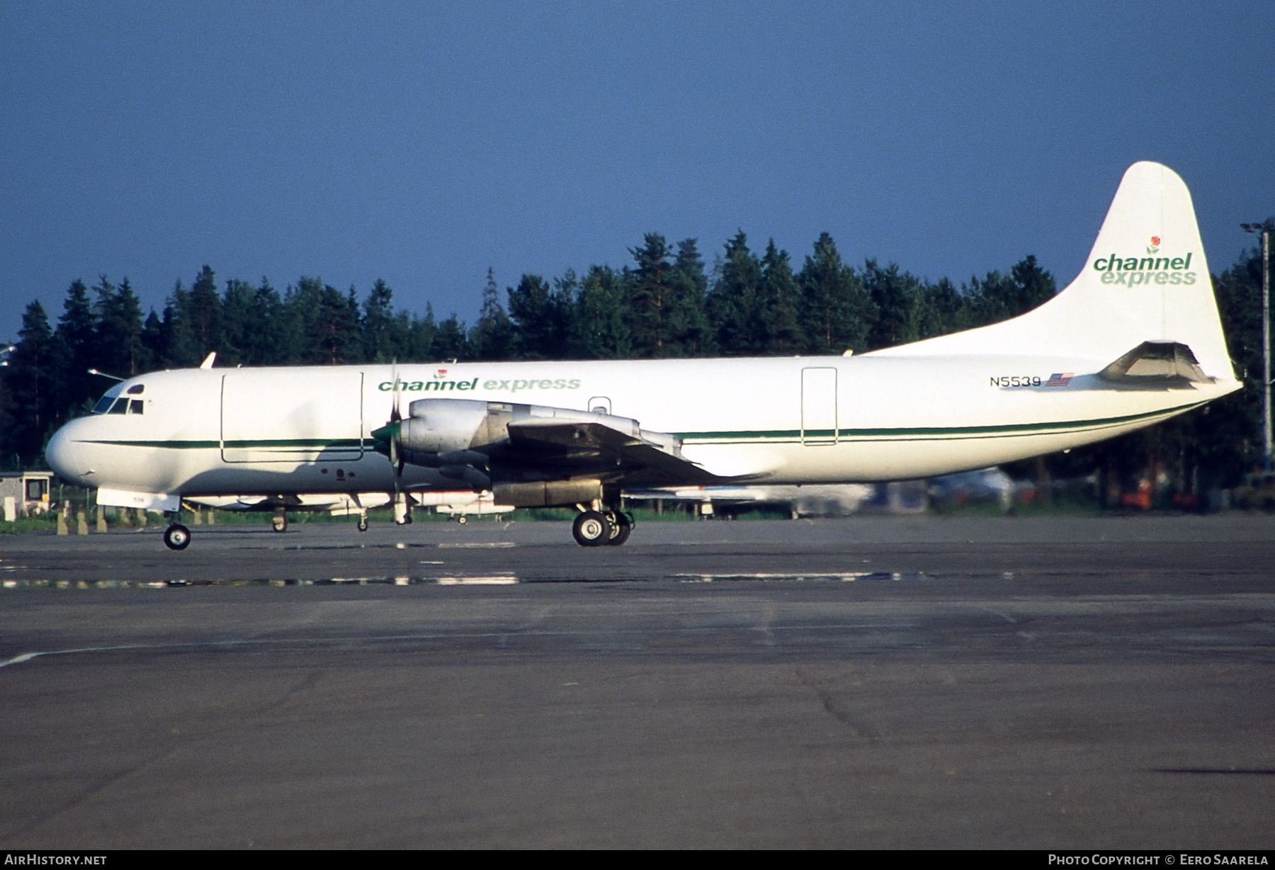 Aircraft Photo of N5539 | Lockheed L-188C(F) Electra | Channel Express | AirHistory.net #443796