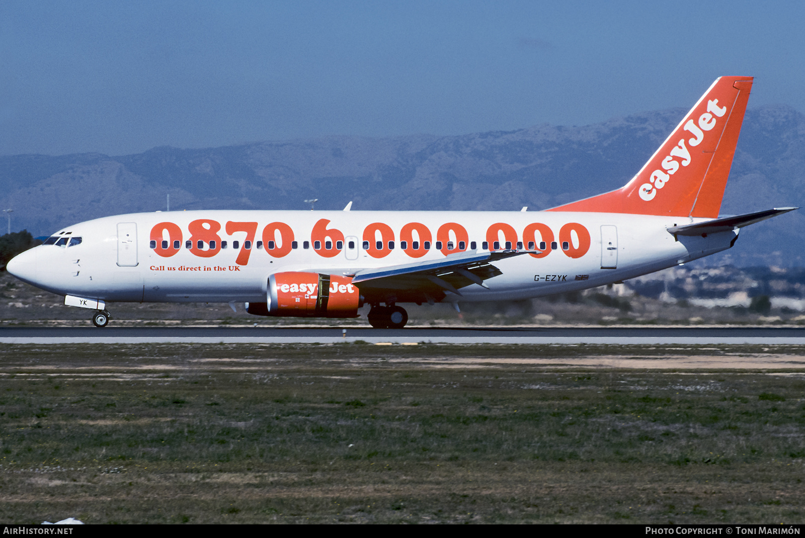 Aircraft Photo of G-EZYK | Boeing 737-33V | EasyJet | AirHistory.net #443811