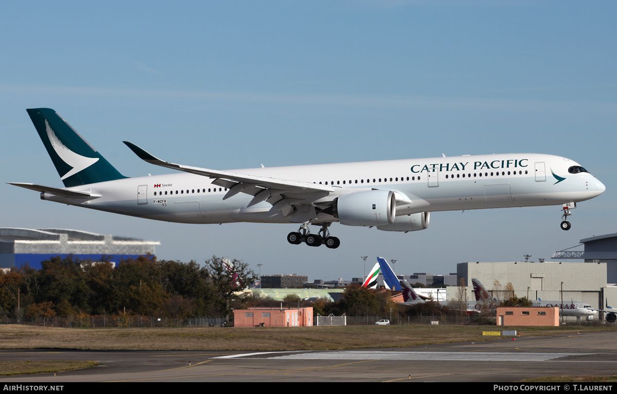 Aircraft Photo of F-WZFB | Airbus A350-941 | Cathay Pacific Airways | AirHistory.net #443823
