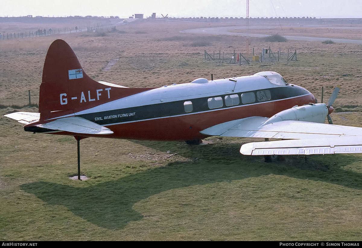 Aircraft Photo of G-ALFT | De Havilland D.H. 104 Dove 6 | Civil Aviation Flying Unit | AirHistory.net #443829