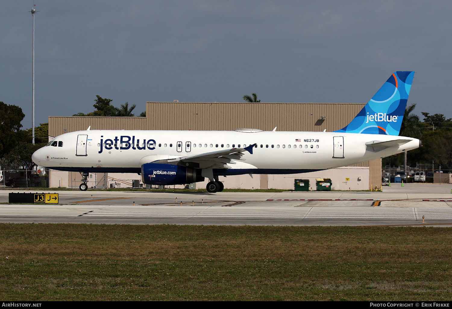 Aircraft Photo of N627JB | Airbus A320-232 | JetBlue Airways | AirHistory.net #443830