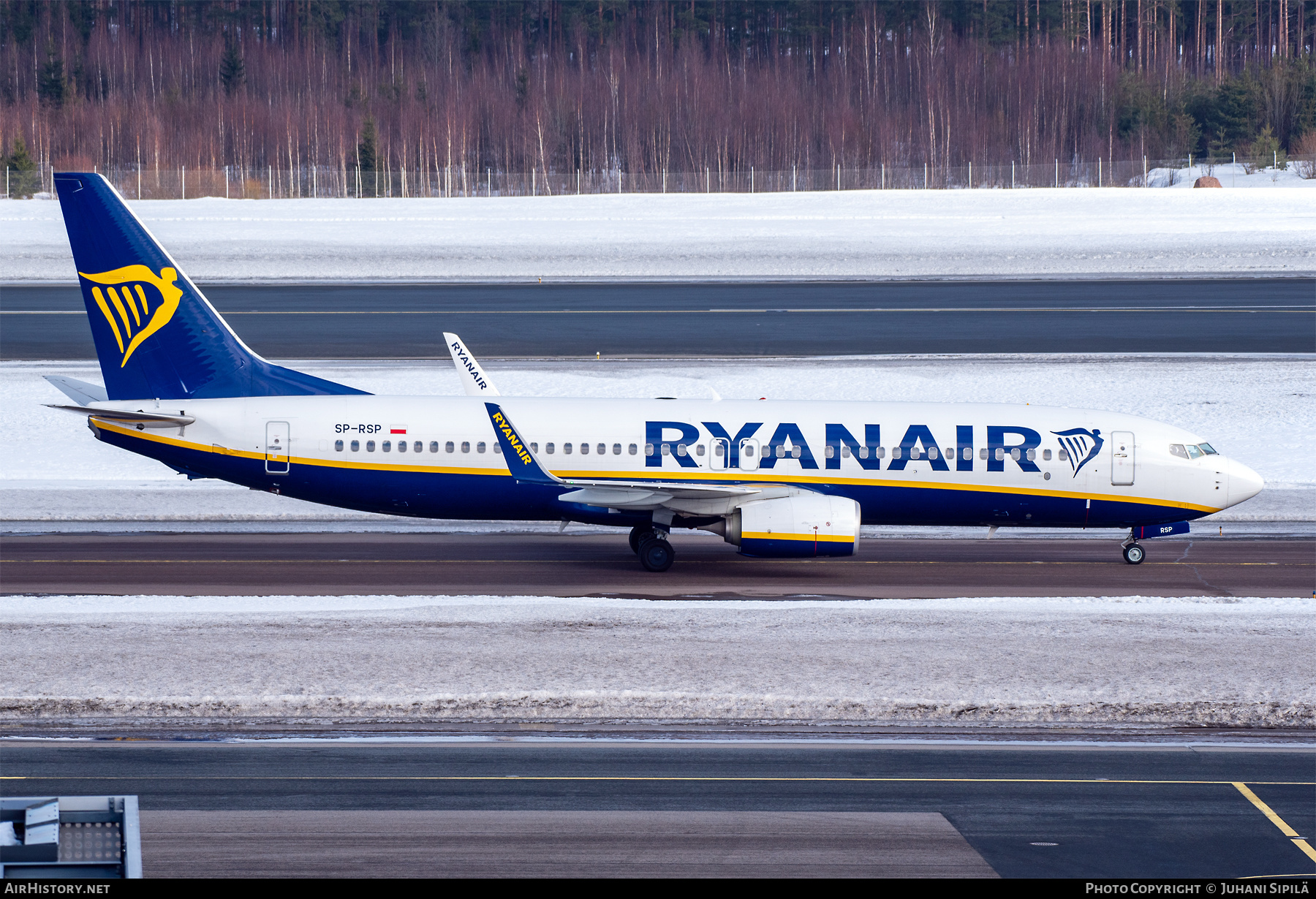 Aircraft Photo of SP-RSP | Boeing 737-800 | Ryanair | AirHistory.net #443852