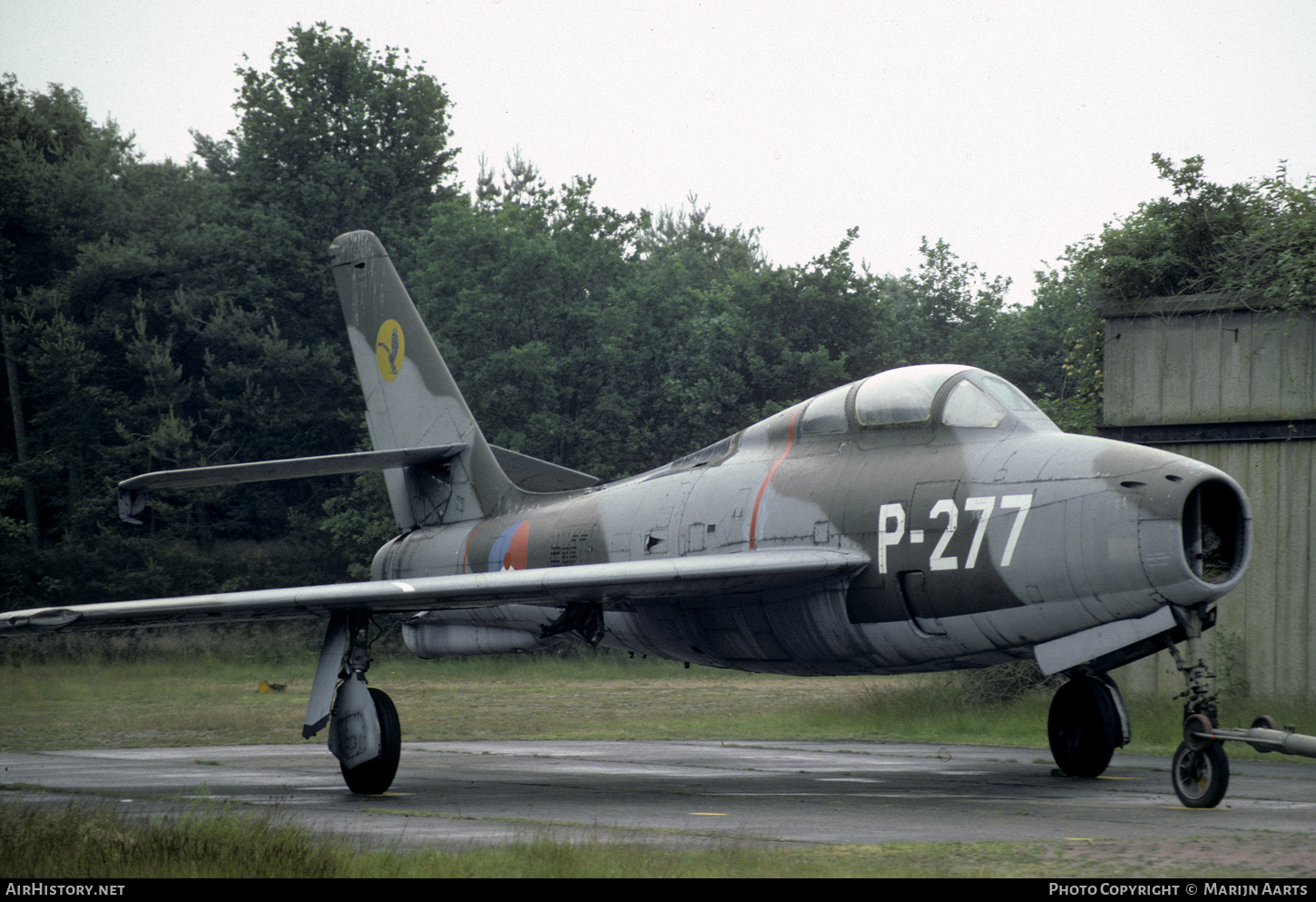 Aircraft Photo of P-277 | Republic F-84F Thunderstreak | Netherlands - Air Force | AirHistory.net #443856
