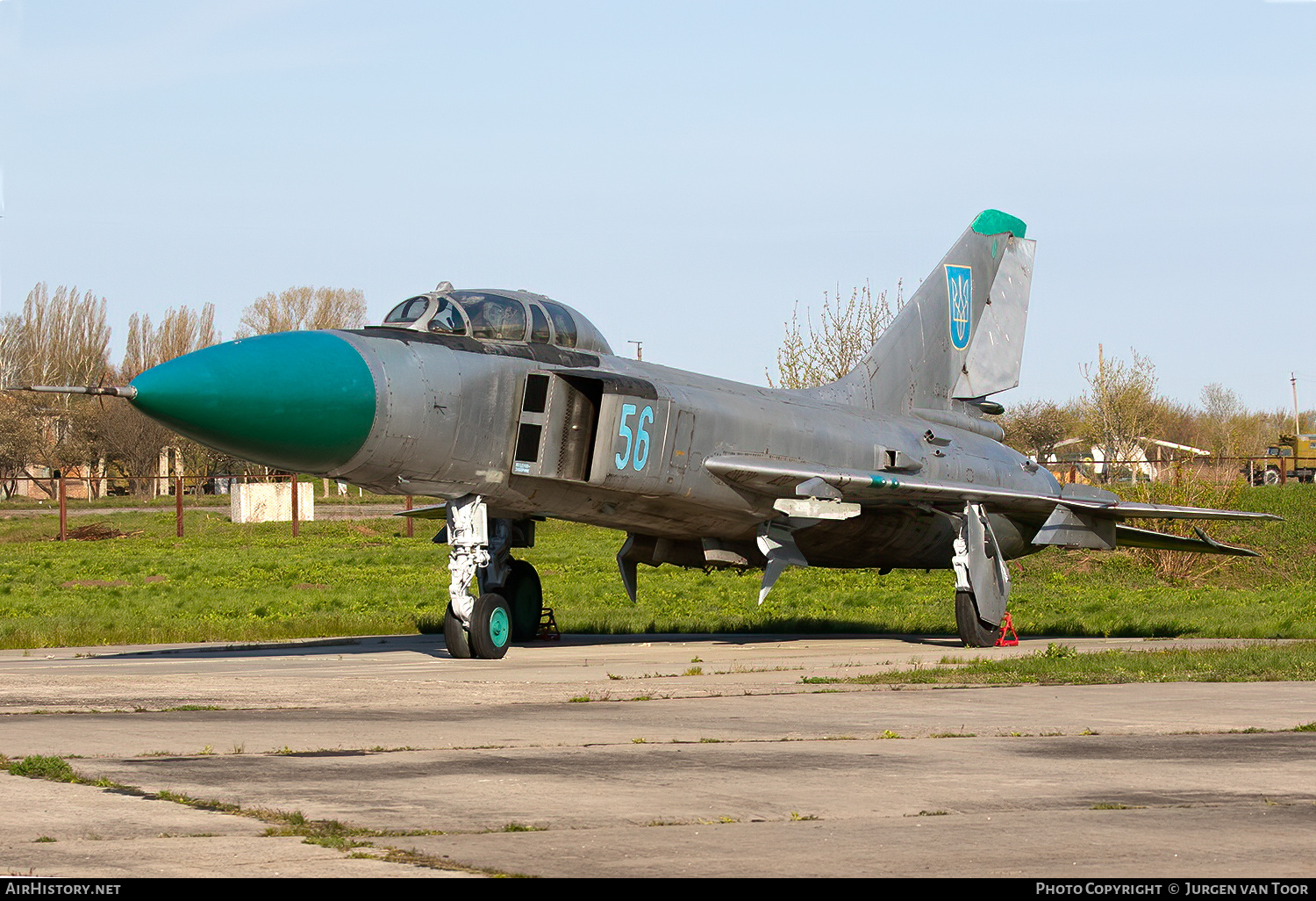 Aircraft Photo of 56 blue | Sukhoi Su-15UM | Ukraine - Air Force | AirHistory.net #443891