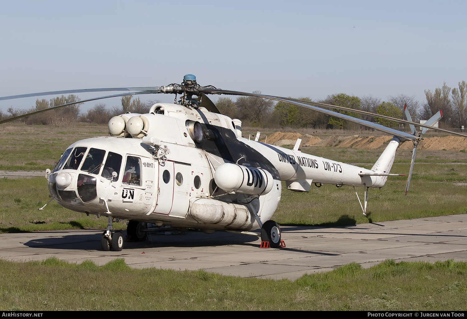 Aircraft Photo of UN-173 | Mil Mi-8MTV-2 | Ukraine - Army | United Nations | AirHistory.net #443895