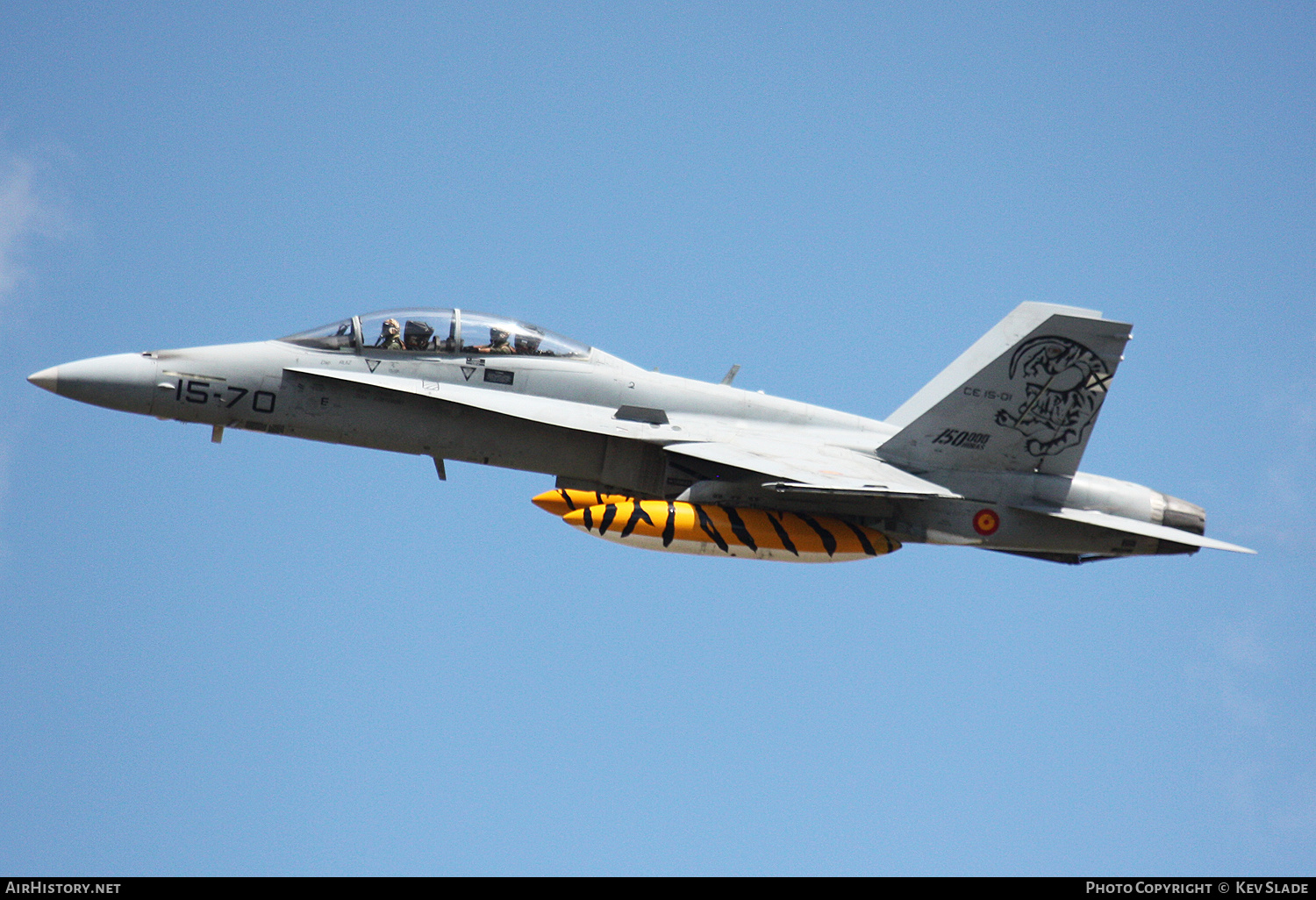 Aircraft Photo of CE.15-01 | McDonnell Douglas EF-18BM Hornet | Spain - Air Force | AirHistory.net #443905