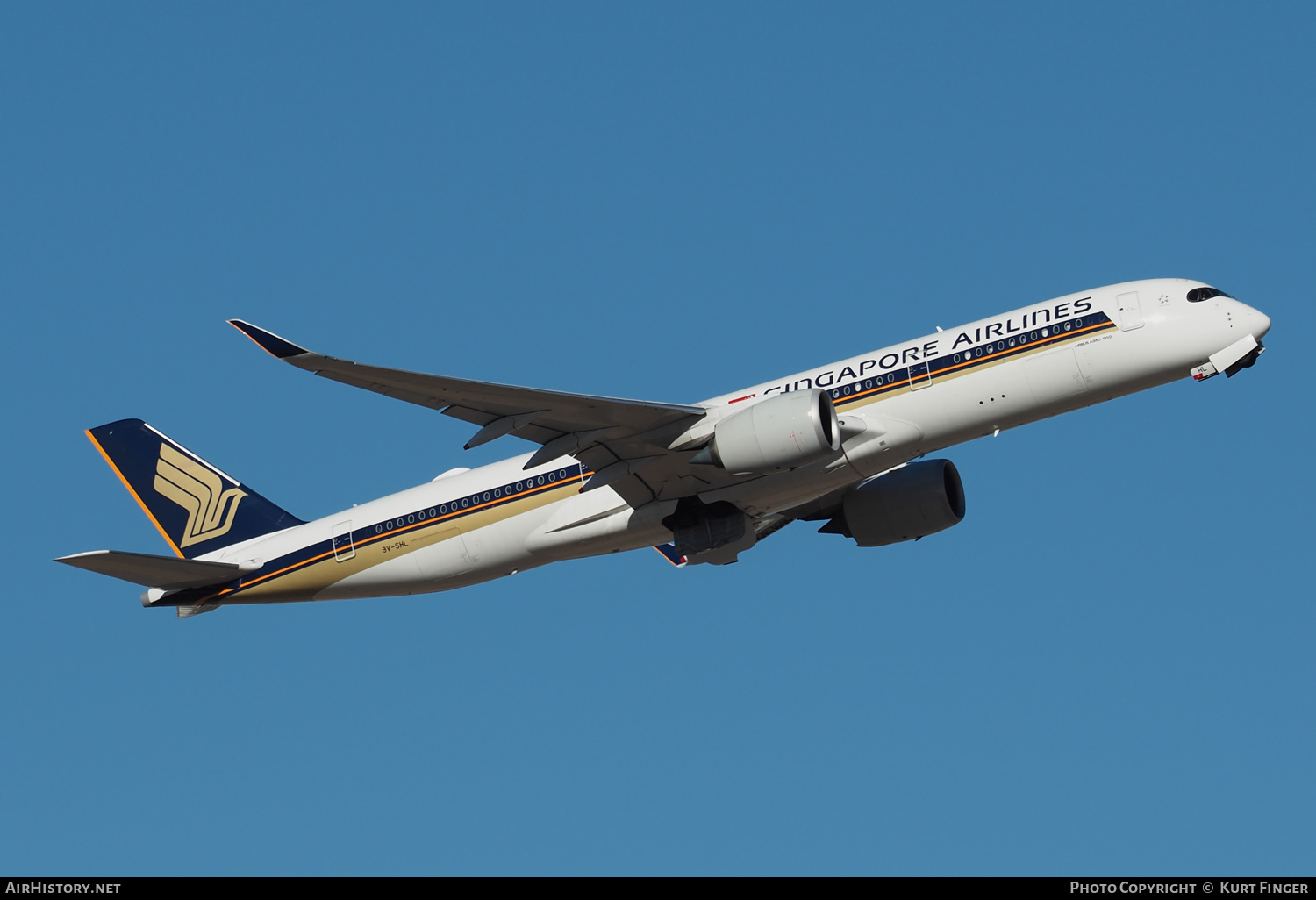 Aircraft Photo of 9V-SHL | Airbus A350-941 | Singapore Airlines | AirHistory.net #443908