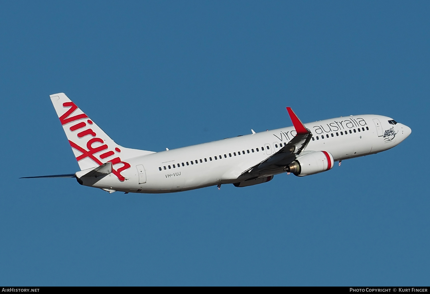 Aircraft Photo of VH-VUJ | Boeing 737-8FE | Virgin Australia Airlines | AirHistory.net #443911