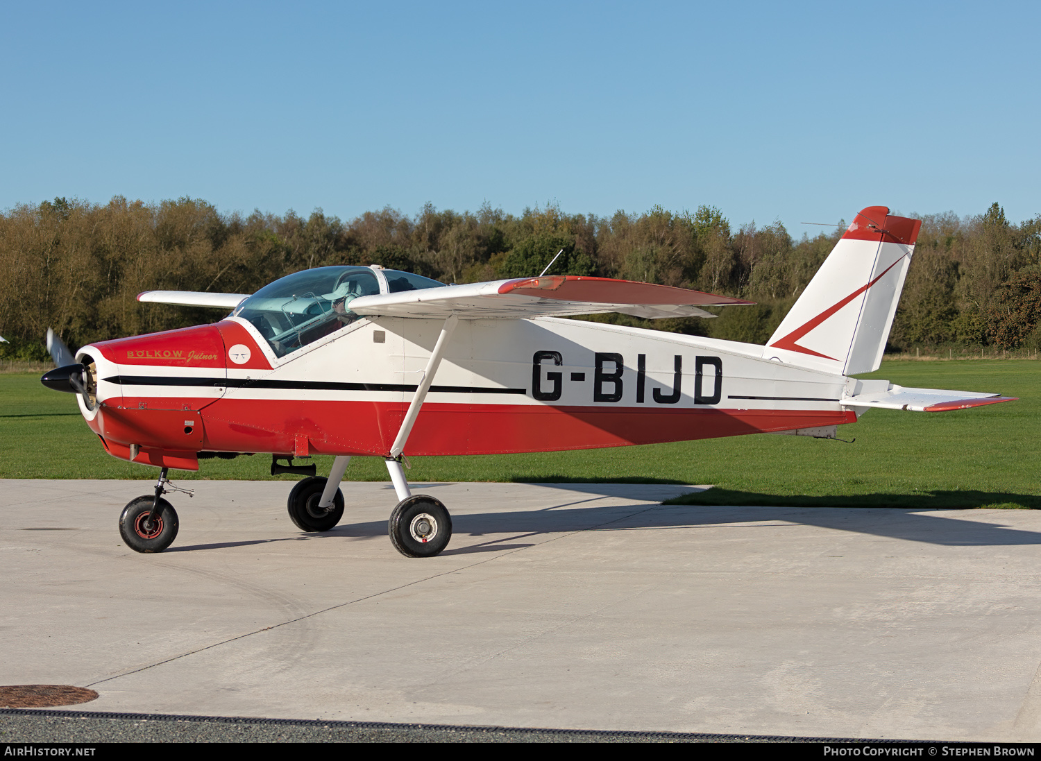 Aircraft Photo of G-BIJD | Bolkow BO-208C Junior | AirHistory.net #443930