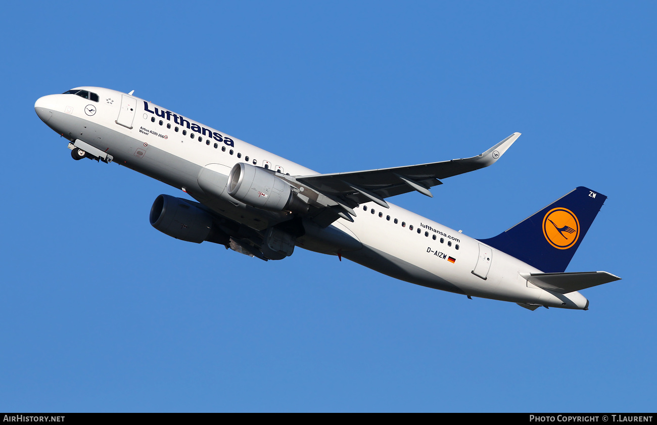 Aircraft Photo of D-AIZW | Airbus A320-214 | Lufthansa | AirHistory.net #443943