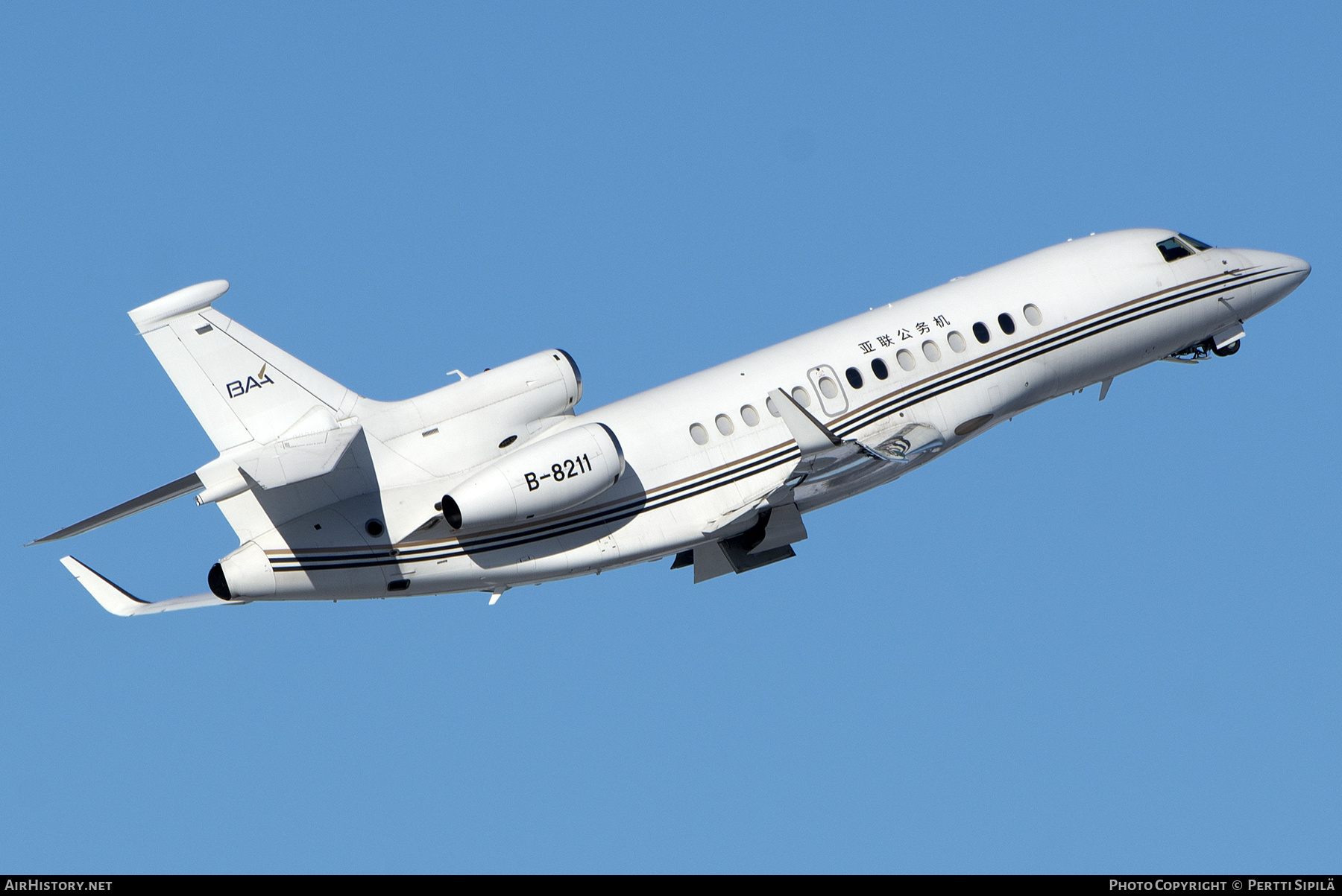 Aircraft Photo of B-8211 | Dassault Falcon 7X | BAA - Business Aviation Asia | AirHistory.net #443944