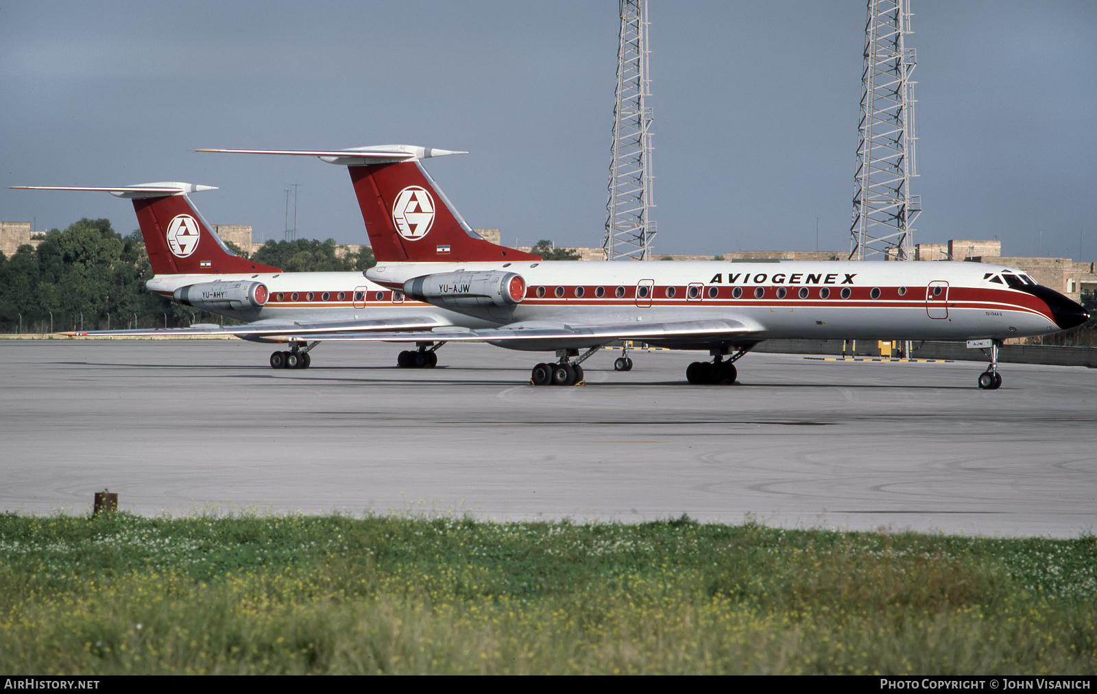 Aircraft Photo of YU-AJW | Tupolev Tu-134A-1 | Aviogenex | AirHistory.net #443972