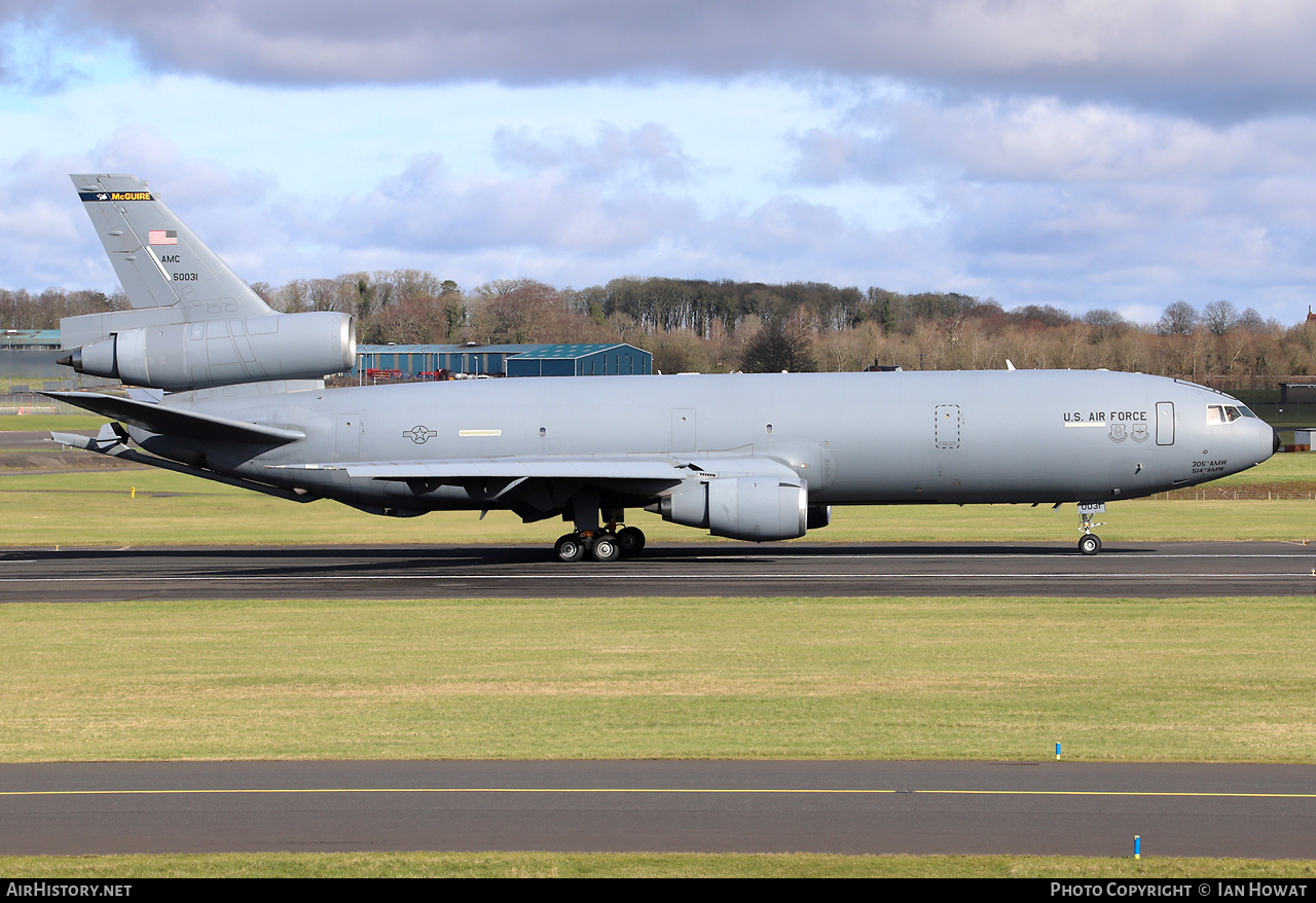 Aircraft Photo of 85-0031 / 50031 | McDonnell Douglas KC-10A Extender (DC-10-30CF) | USA - Air Force | AirHistory.net #443998