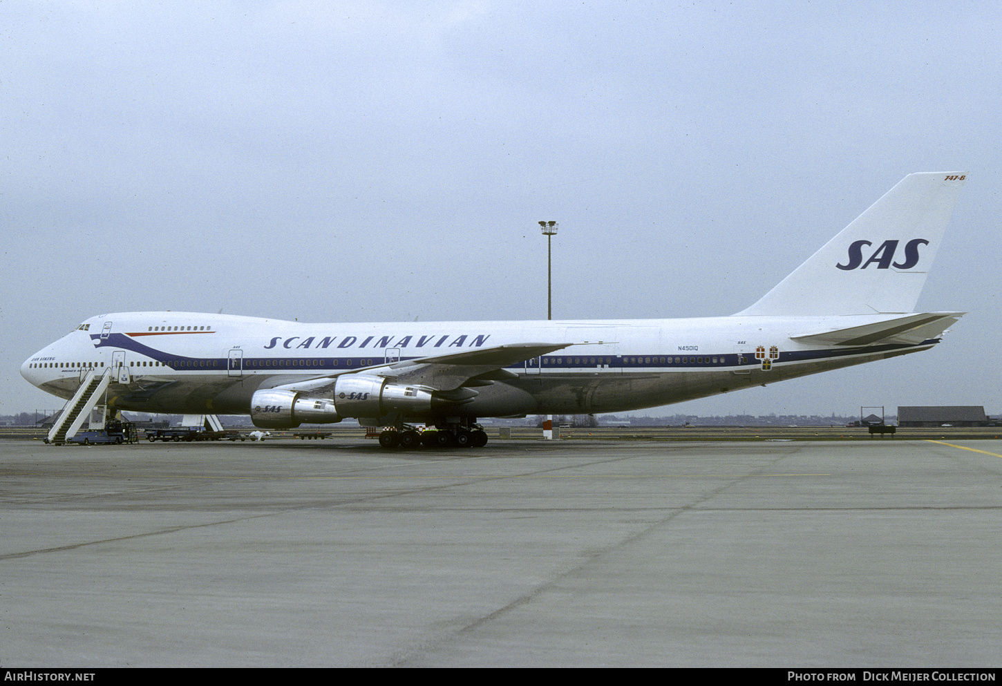 Aircraft Photo of N4501Q | Boeing 747-283B | Scandinavian Airlines - SAS | AirHistory.net #444037
