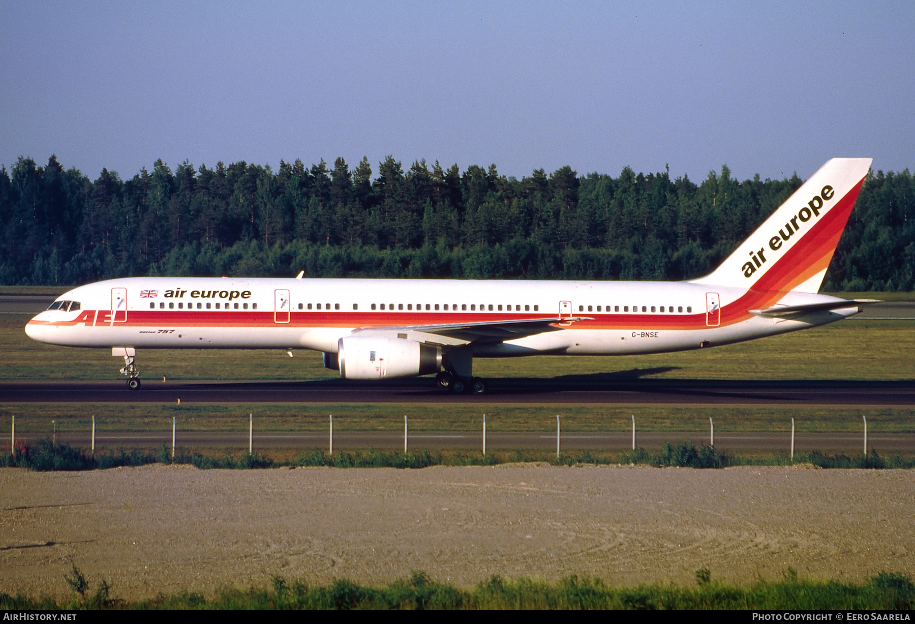 Aircraft Photo of G-BNSE | Boeing 757-236 | Air Europe | AirHistory.net #444038