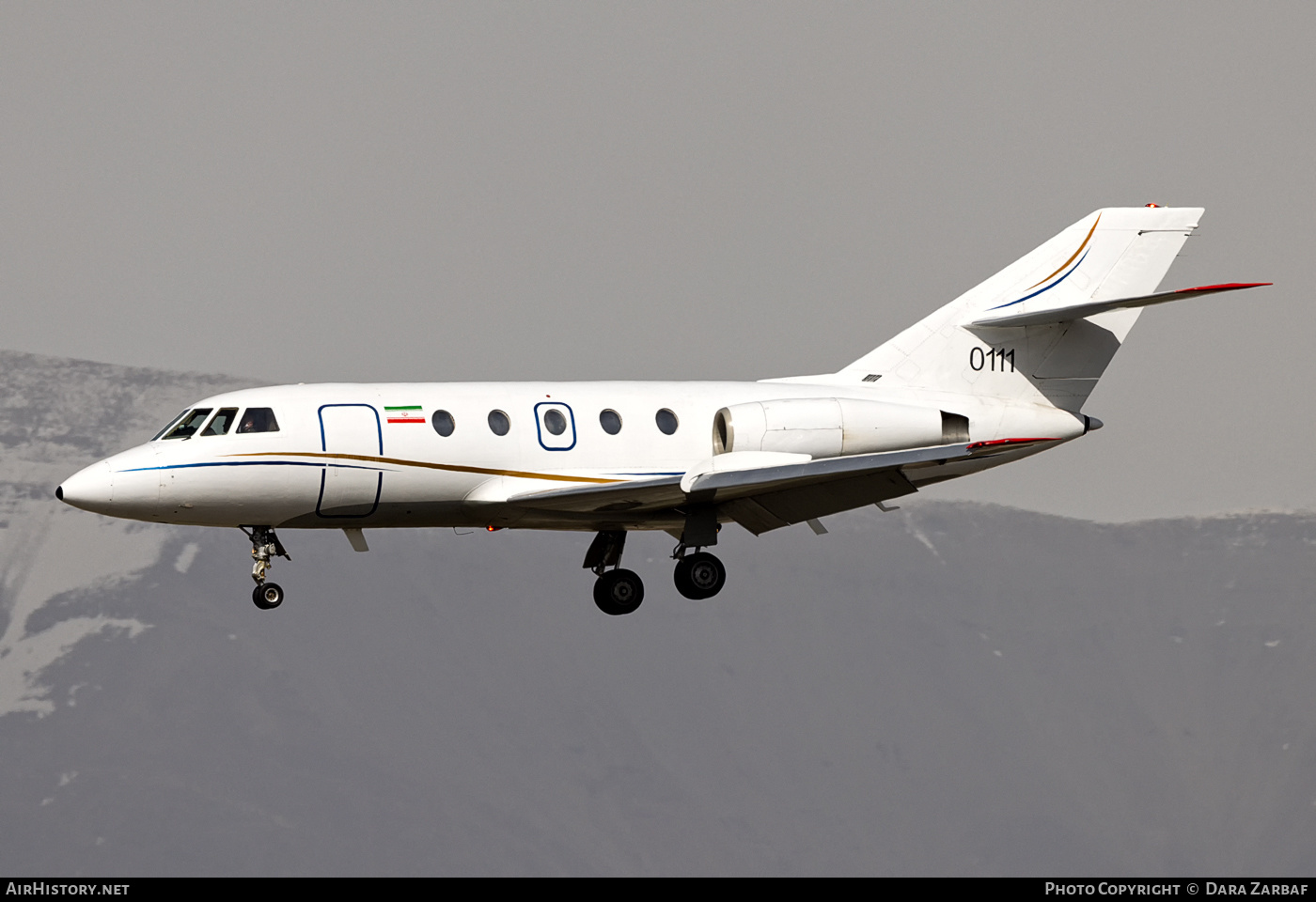 Aircraft Photo of 0111 | Dassault Falcon 20E | Iran - Police | AirHistory.net #444041