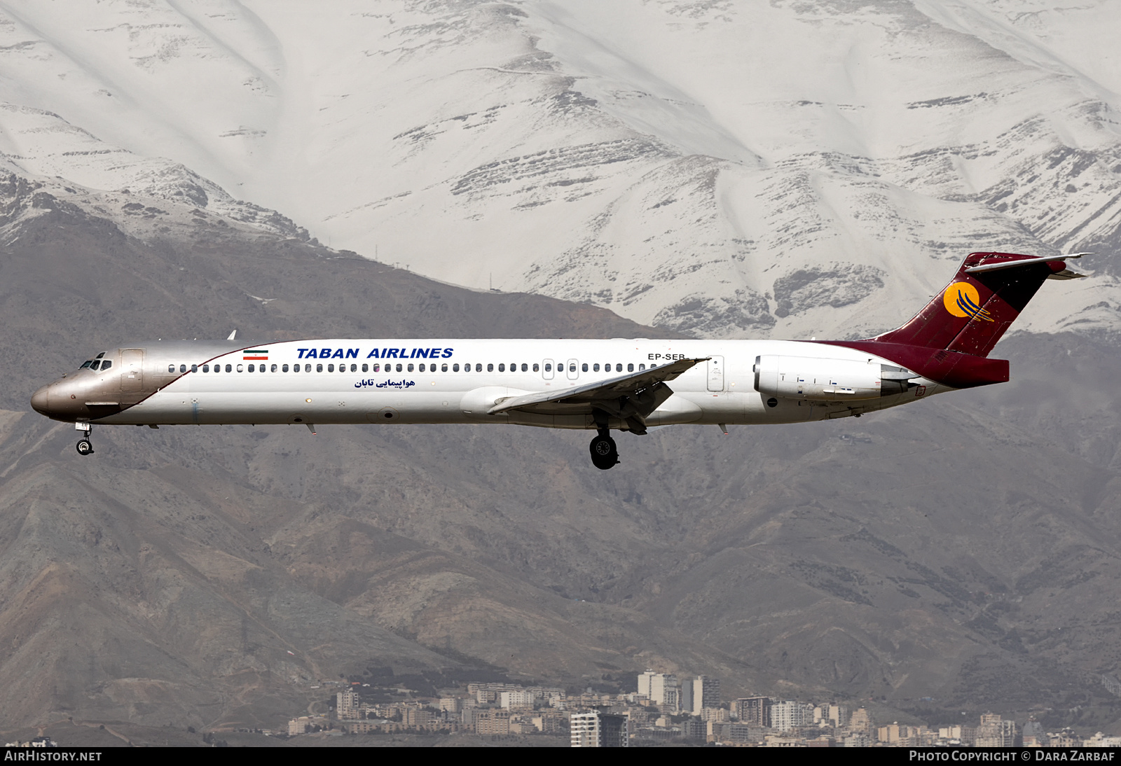 Aircraft Photo of EP-SEB | McDonnell Douglas MD-83 (DC-9-83) | Taban Air | AirHistory.net #444042