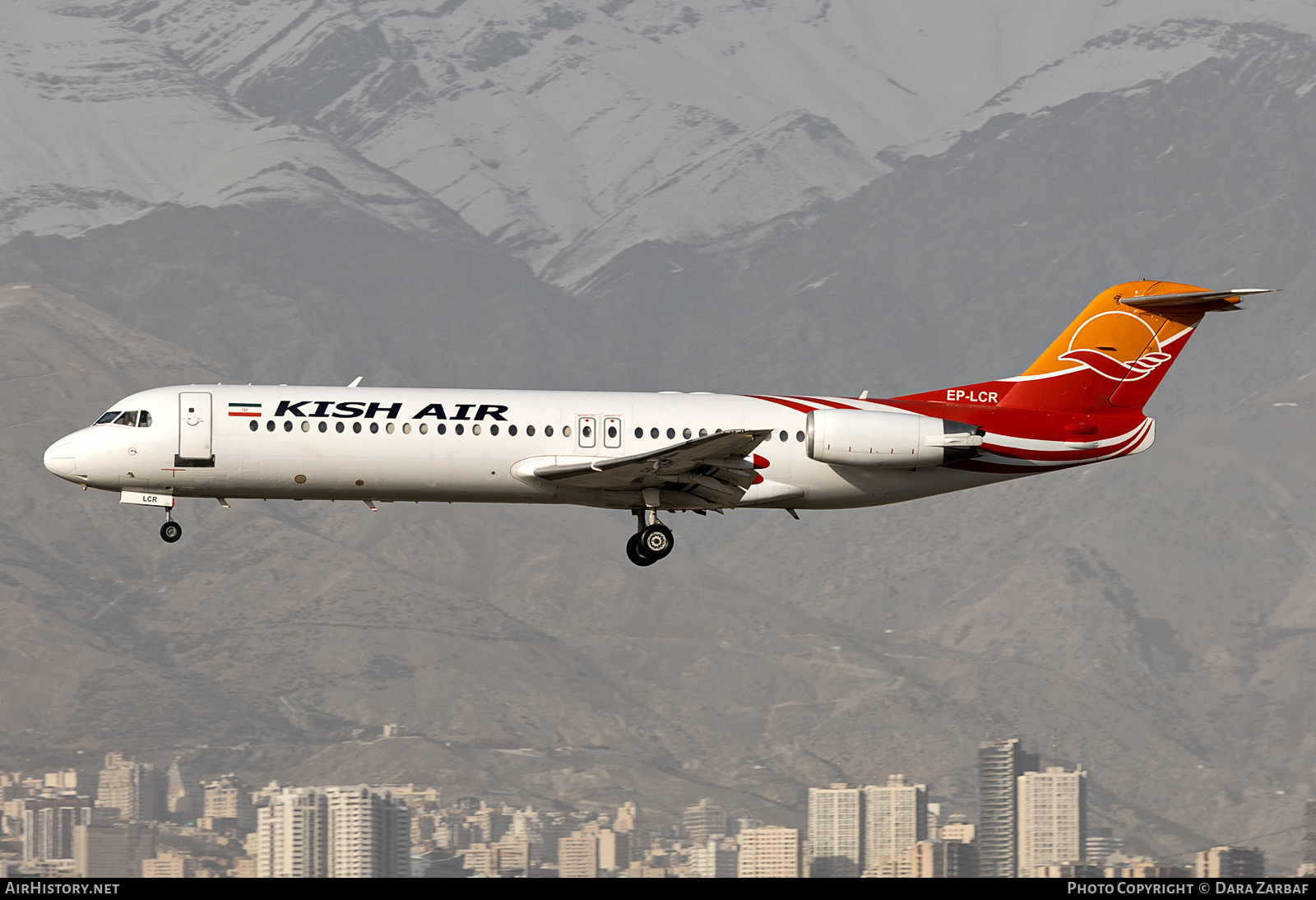 Aircraft Photo of EP-LCR | Fokker 100 (F28-0100) | Kish Air | AirHistory.net #444047