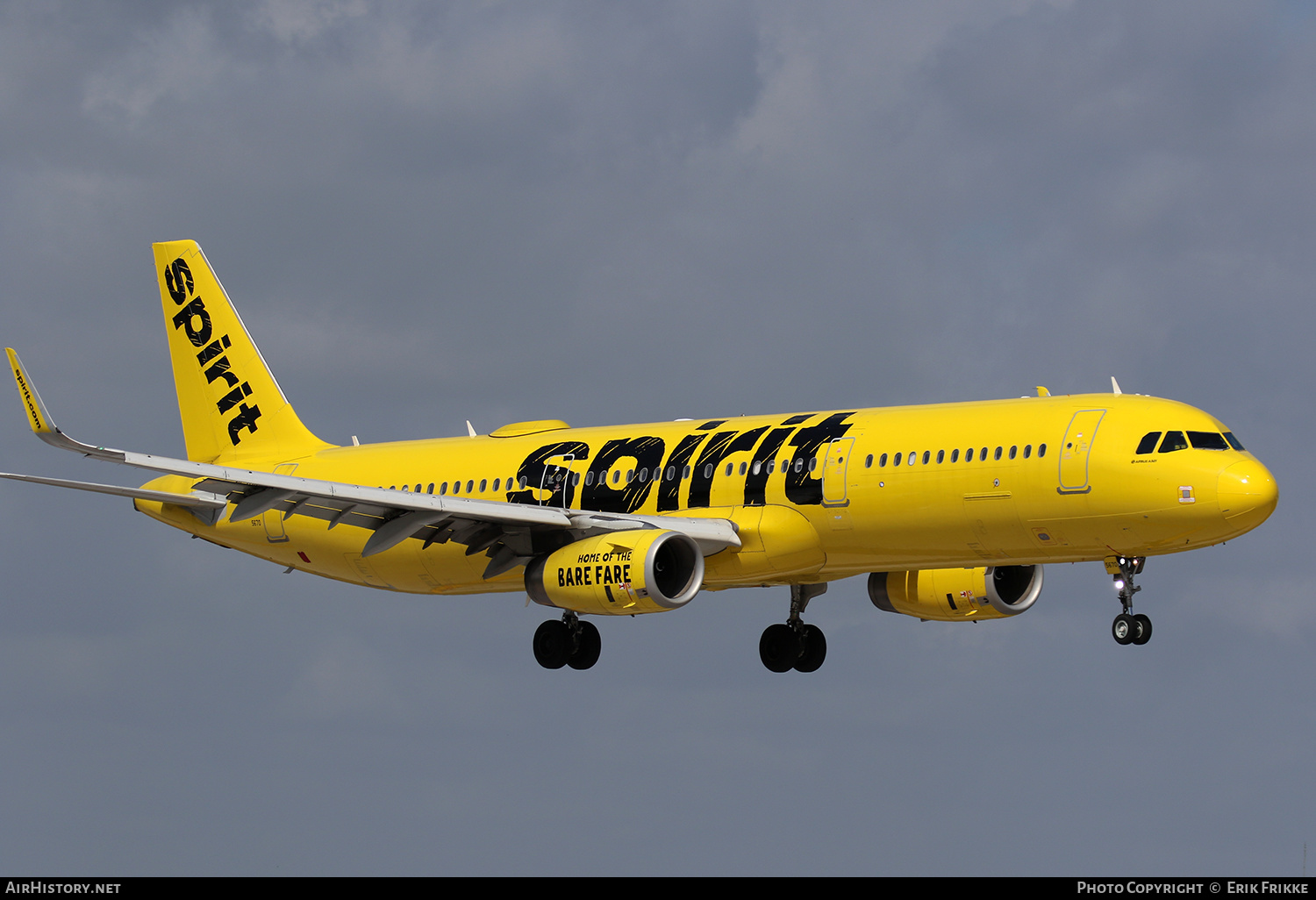 Aircraft Photo of N670NK | Airbus A321-231 | Spirit Airlines | AirHistory.net #444056