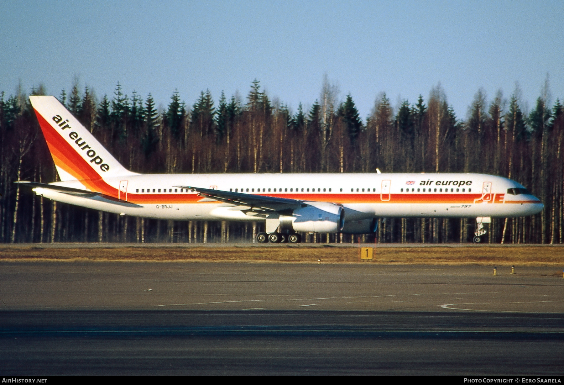 Aircraft Photo of G-BRJJ | Boeing 757-236 | Air Europe | AirHistory.net #444059