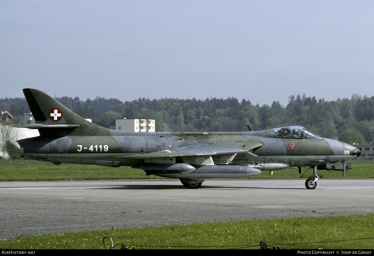 Aircraft Photo of J-4119 | Hawker Hunter F58A | Switzerland - Air Force | AirHistory.net #444077