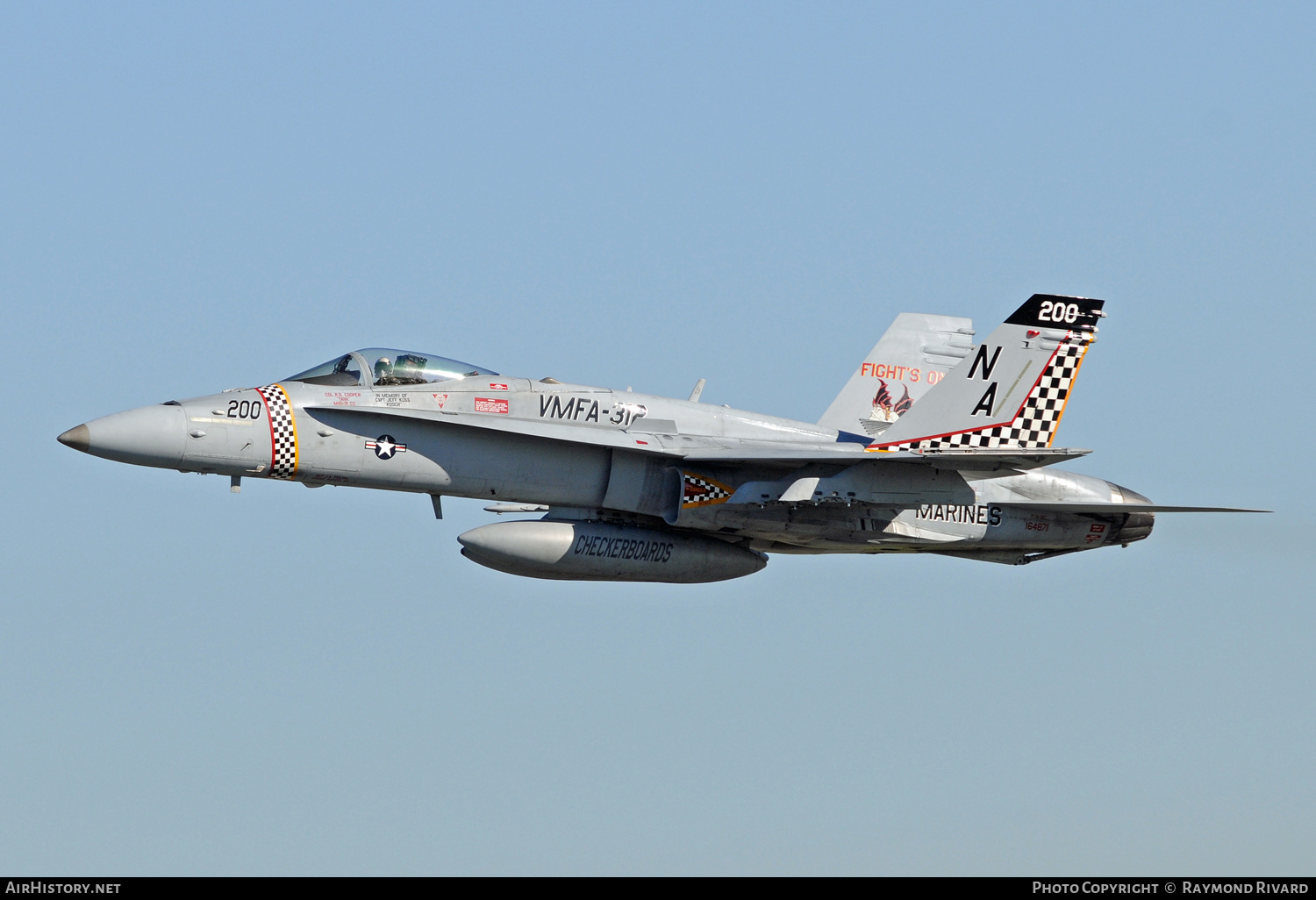 Aircraft Photo of 164871 | McDonnell Douglas F/A-18C Hornet | USA - Marines | AirHistory.net #444105