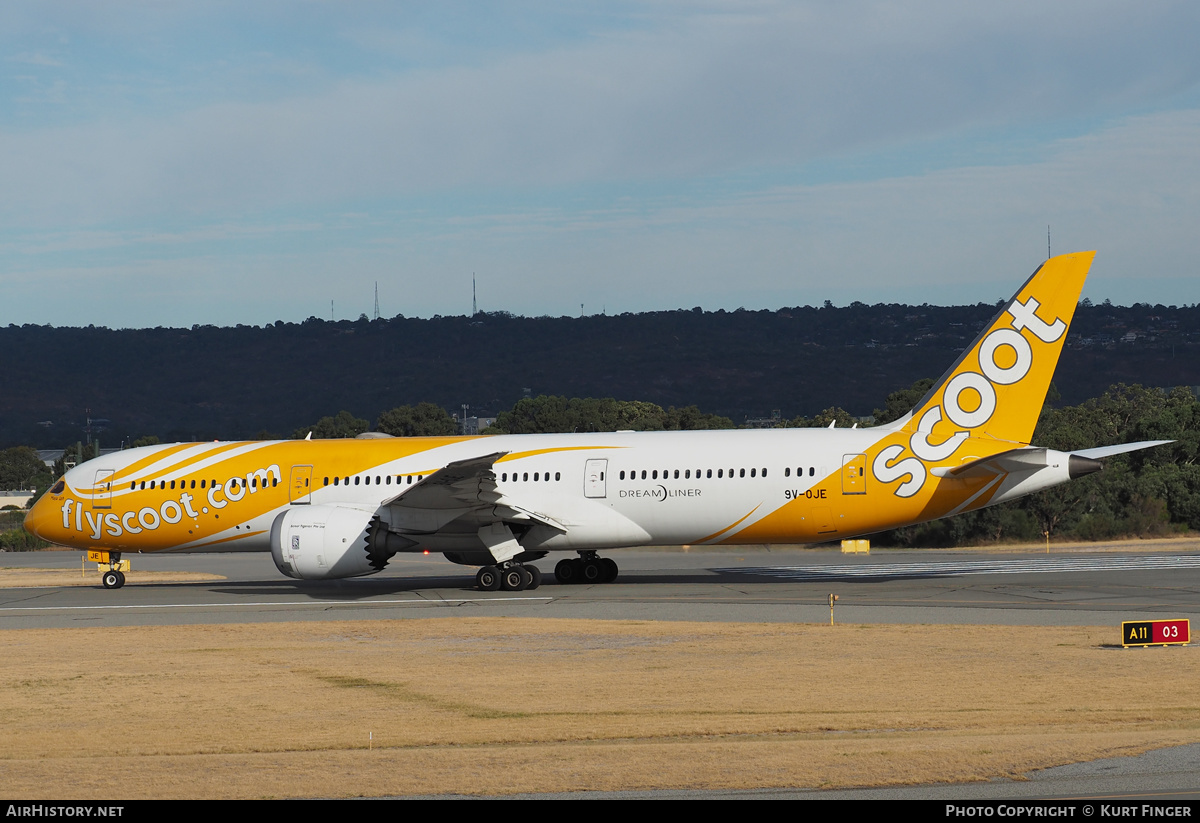 Aircraft Photo of 9V-OJE | Boeing 787-9 Dreamliner | Scoot | AirHistory.net #444116