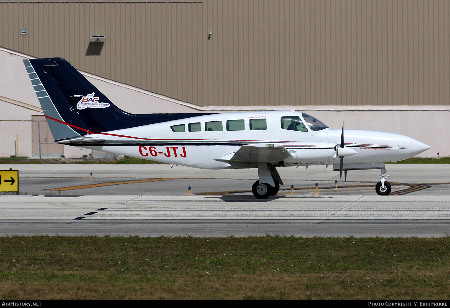 Aircraft Photo of C6-JTJ | Cessna 402C Utililiner | BAC - Blessings Aviation Charter | AirHistory.net #444132