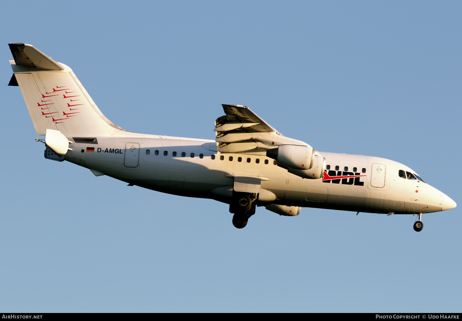 Aircraft Photo of D-AMGL | British Aerospace BAe-146-200 | WDL Aviation | AirHistory.net #444145